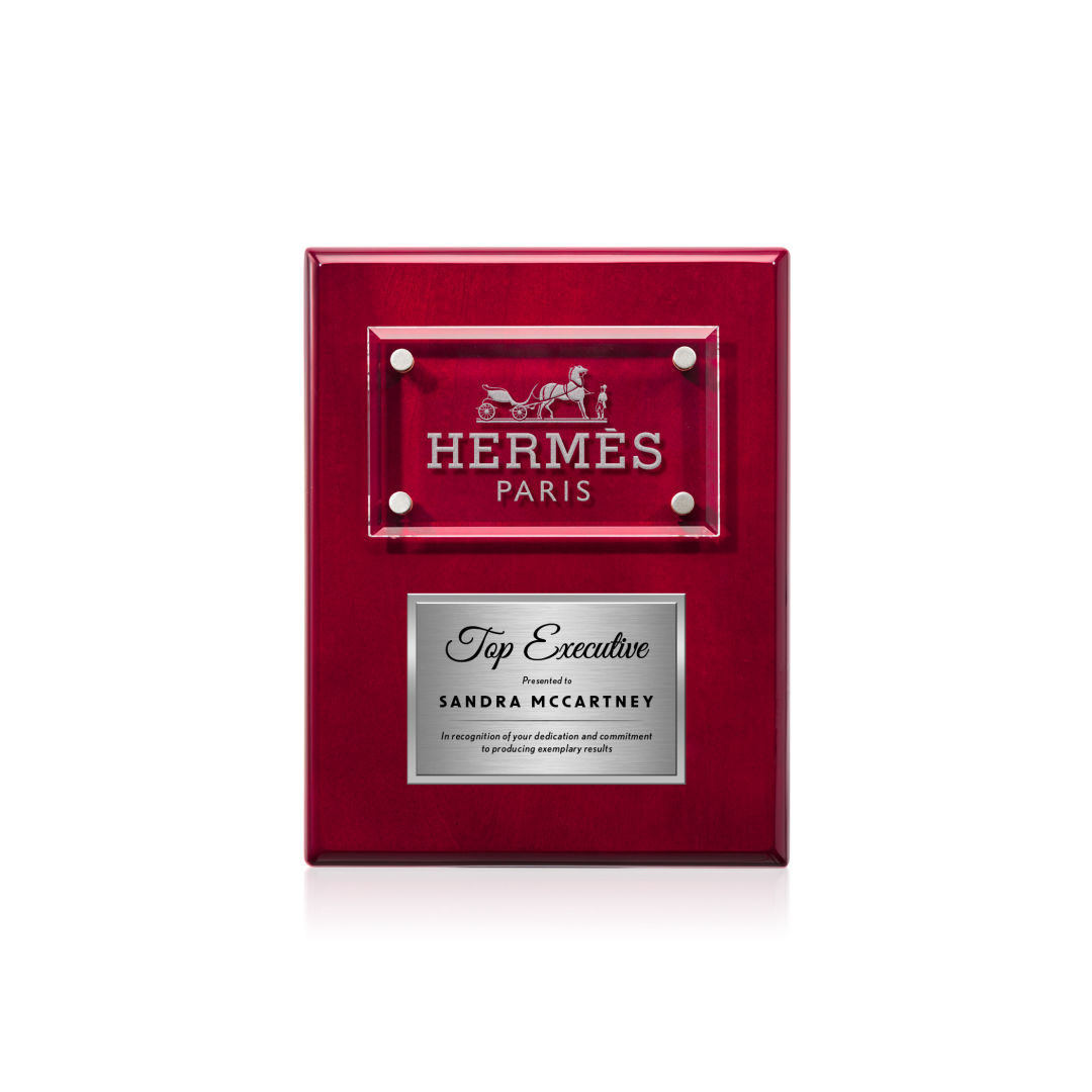 Gossamer Plaque - Rosewood/Silver 2