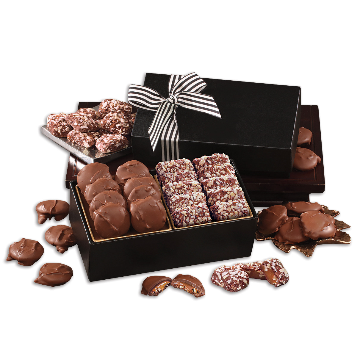Chocolate Splendor with Caramel Pecan Clusters & English Butter Toffee 2