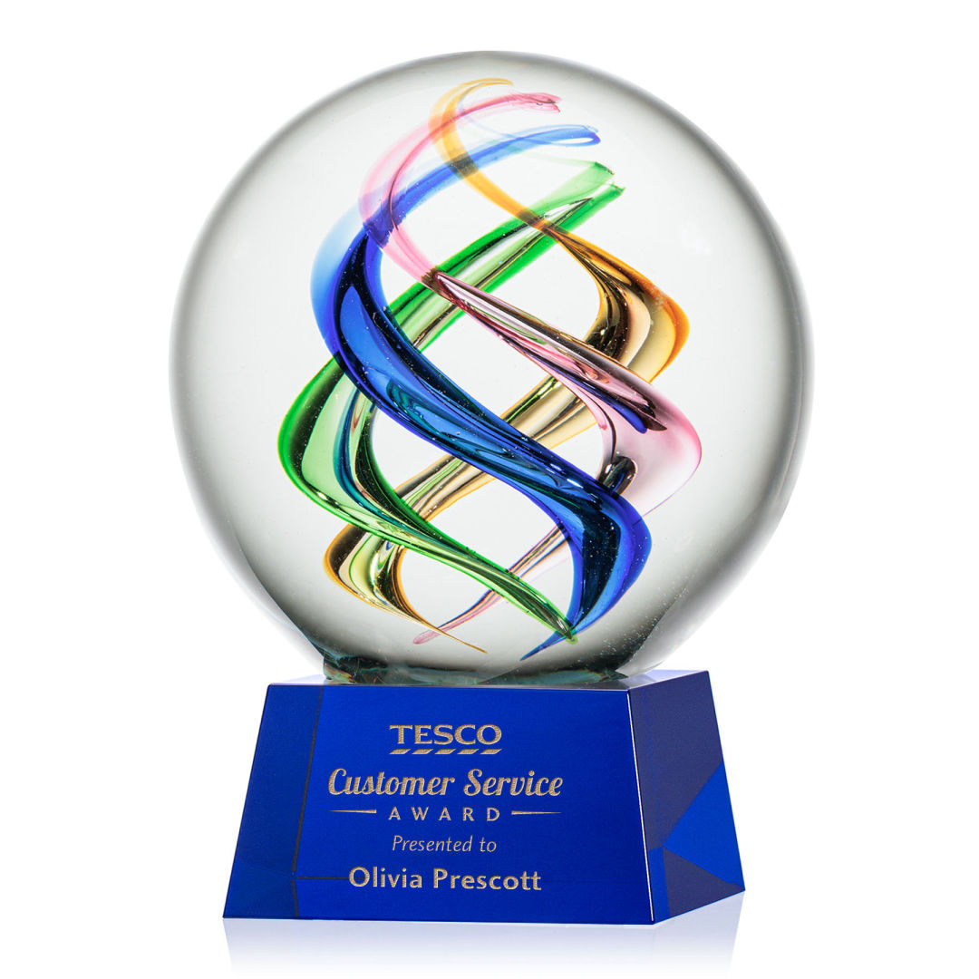 Galileo Award on Robson Base - Blue 10