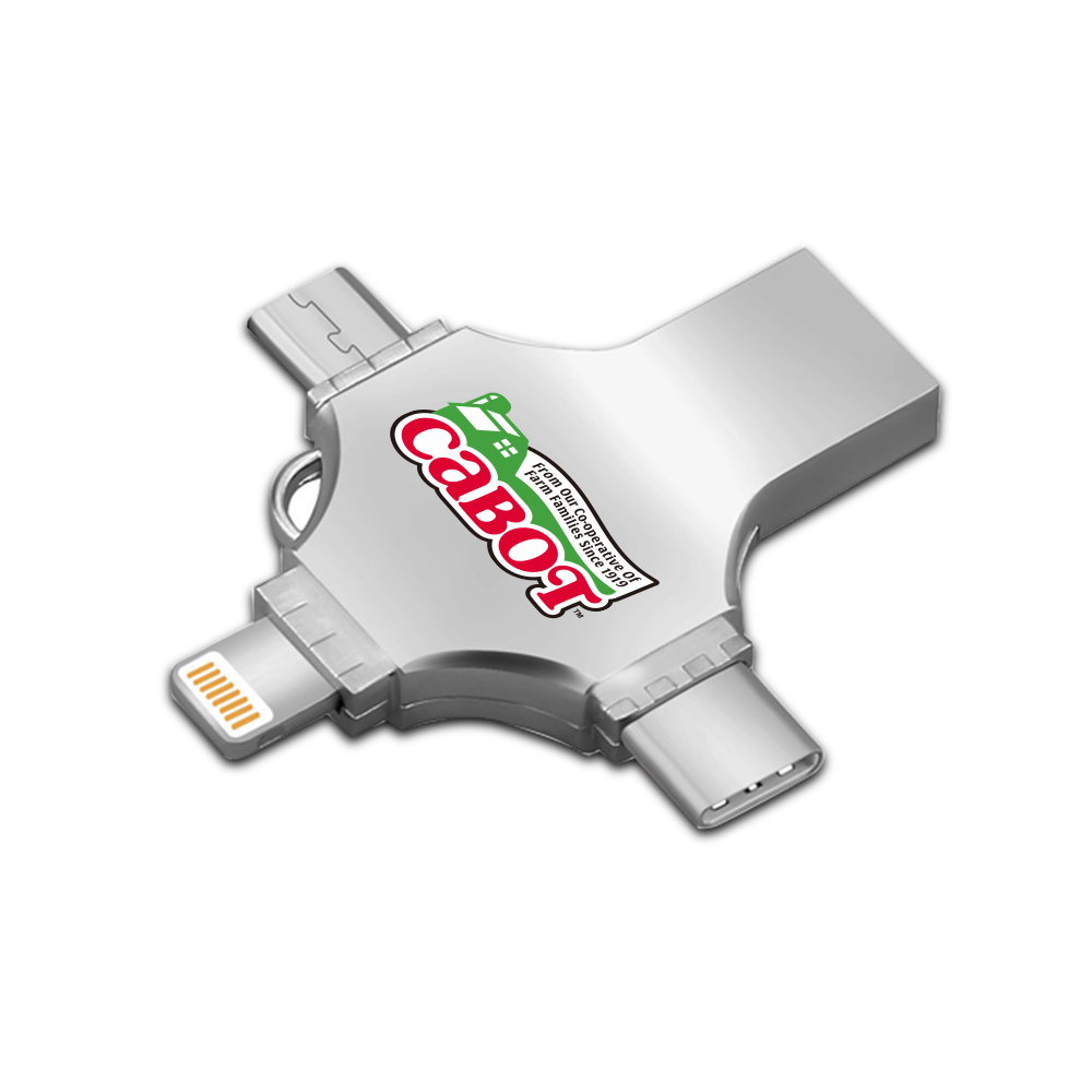 Cicero 3 Way Metal USB 12
