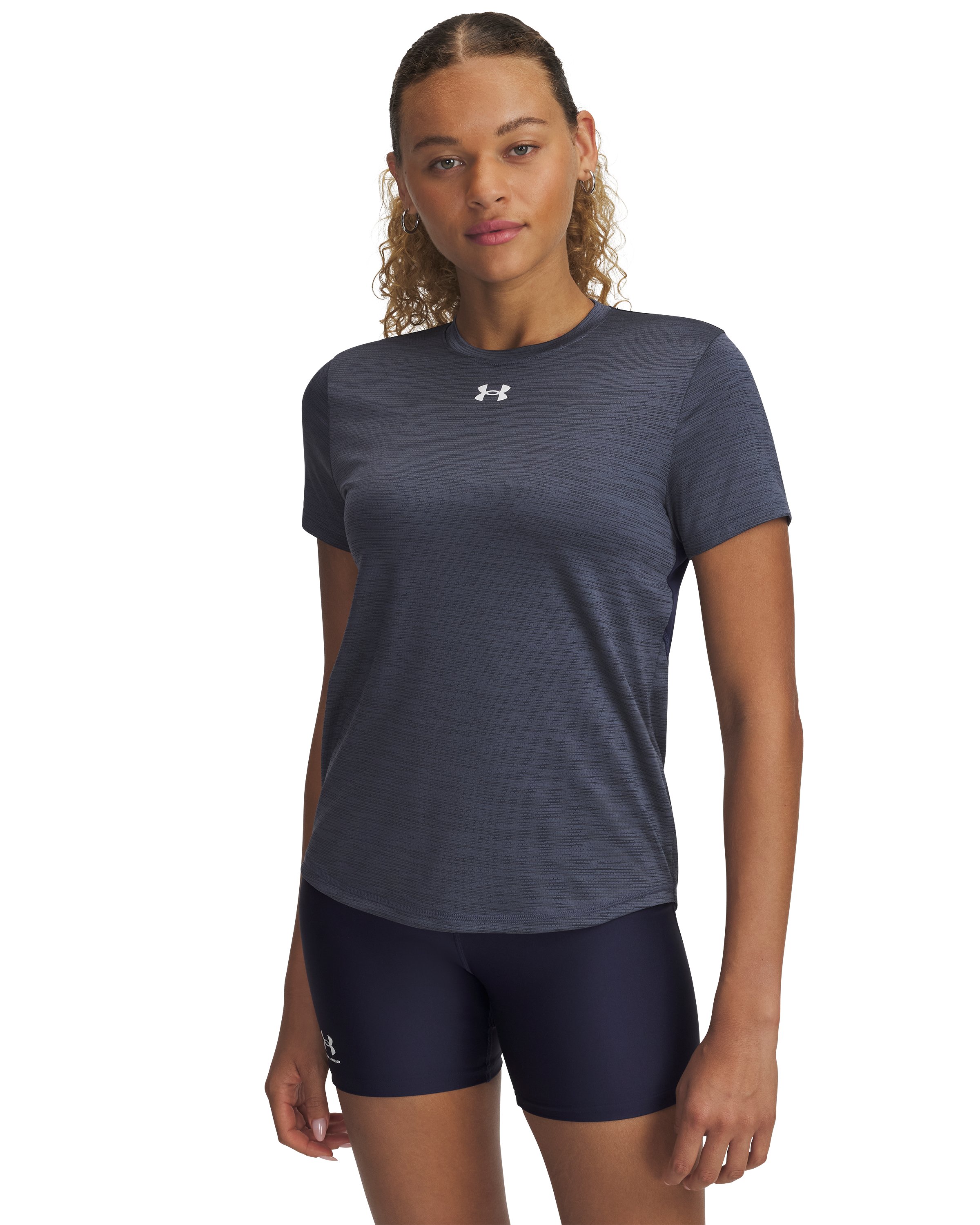 UA Tech Vent Team Women's Short Sleeve, custom athletic wear with logo imprint 6