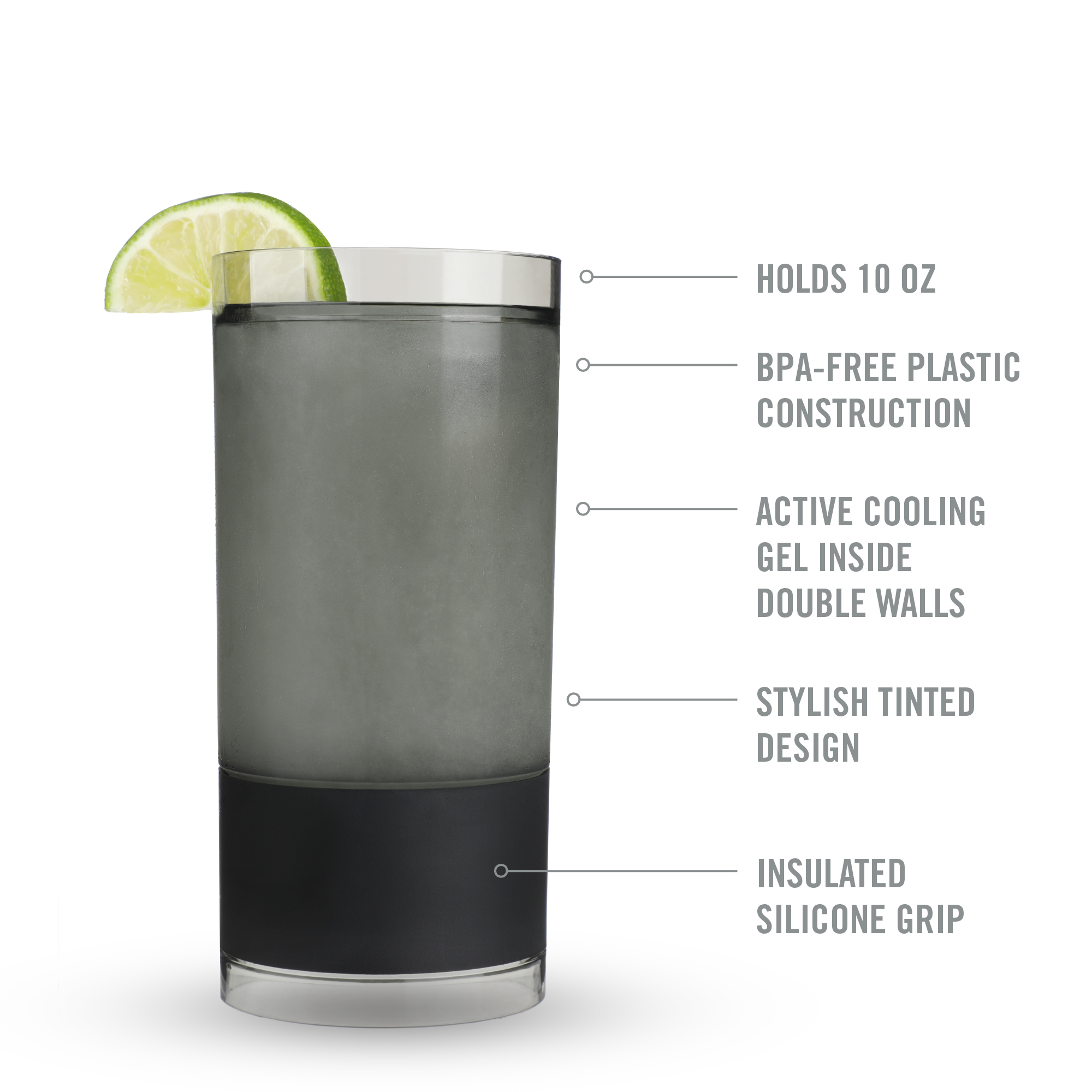 HOST® Highball Cocktail FREEZE™ Tumbler, Set of 2 7