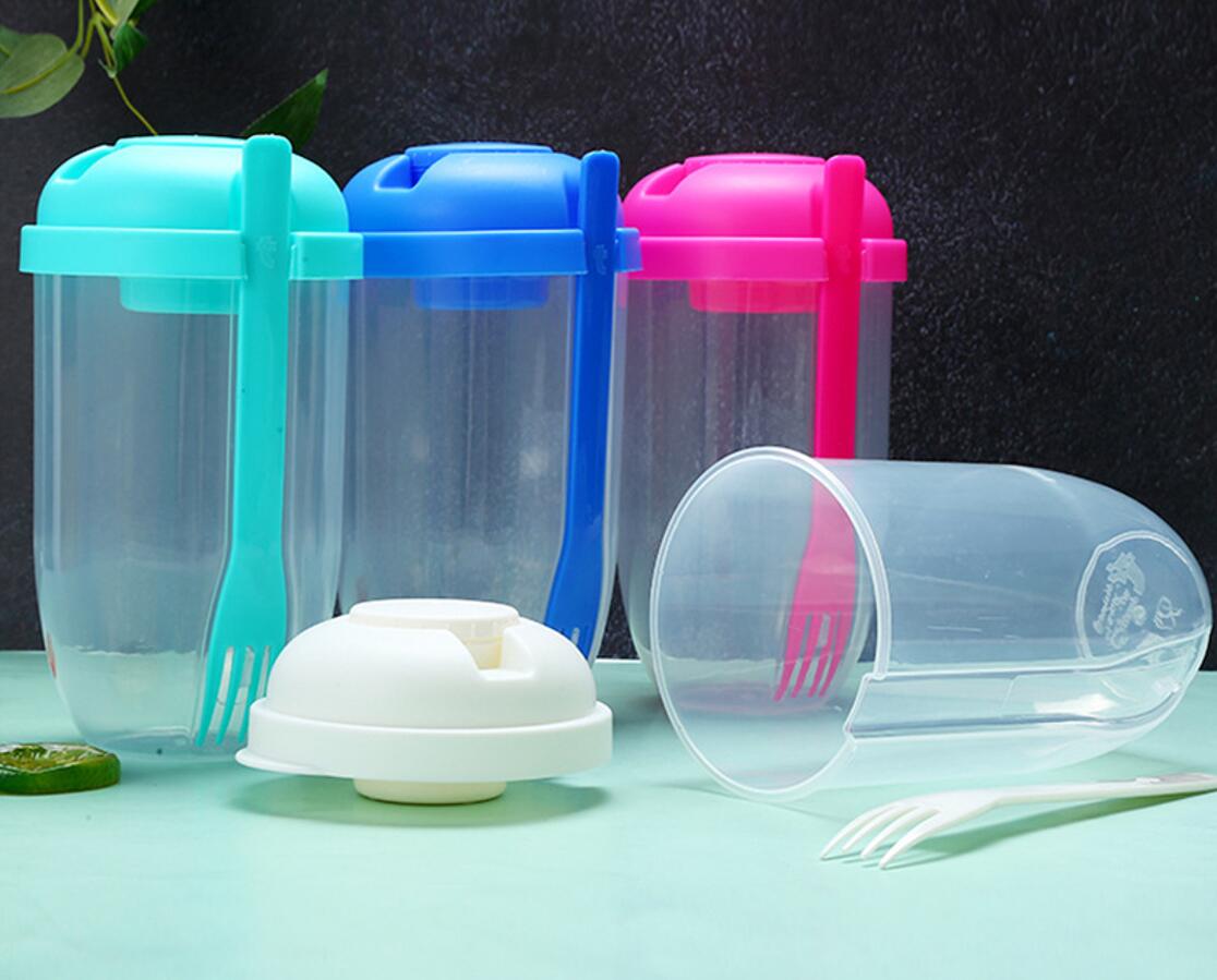 Portable Salad Container Serving Cup Shaker 2