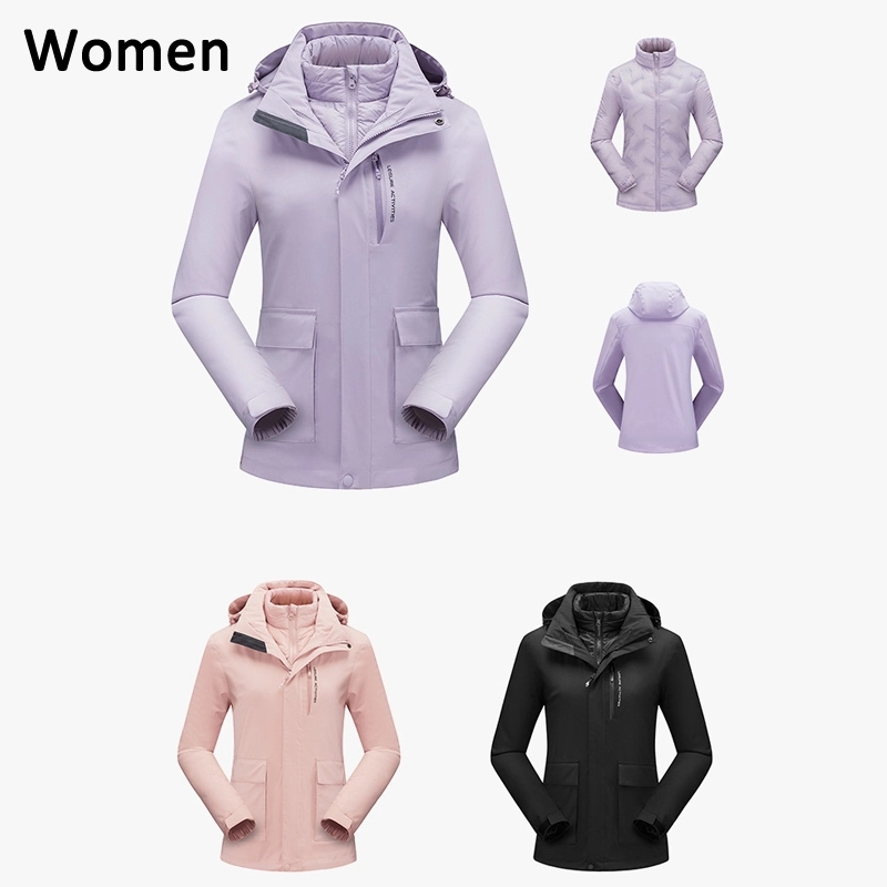 Waterproof Detachable 2-layer Hiking Jacket & Outdoor Coat 11