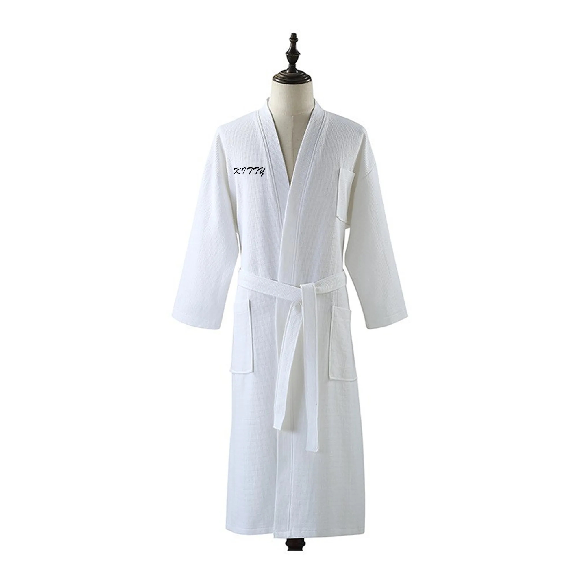 Cotton Waffle Robe 7