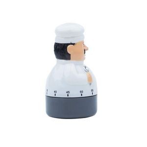 Chef Figure Mechanical Countdown Clock Timer Alarm 15