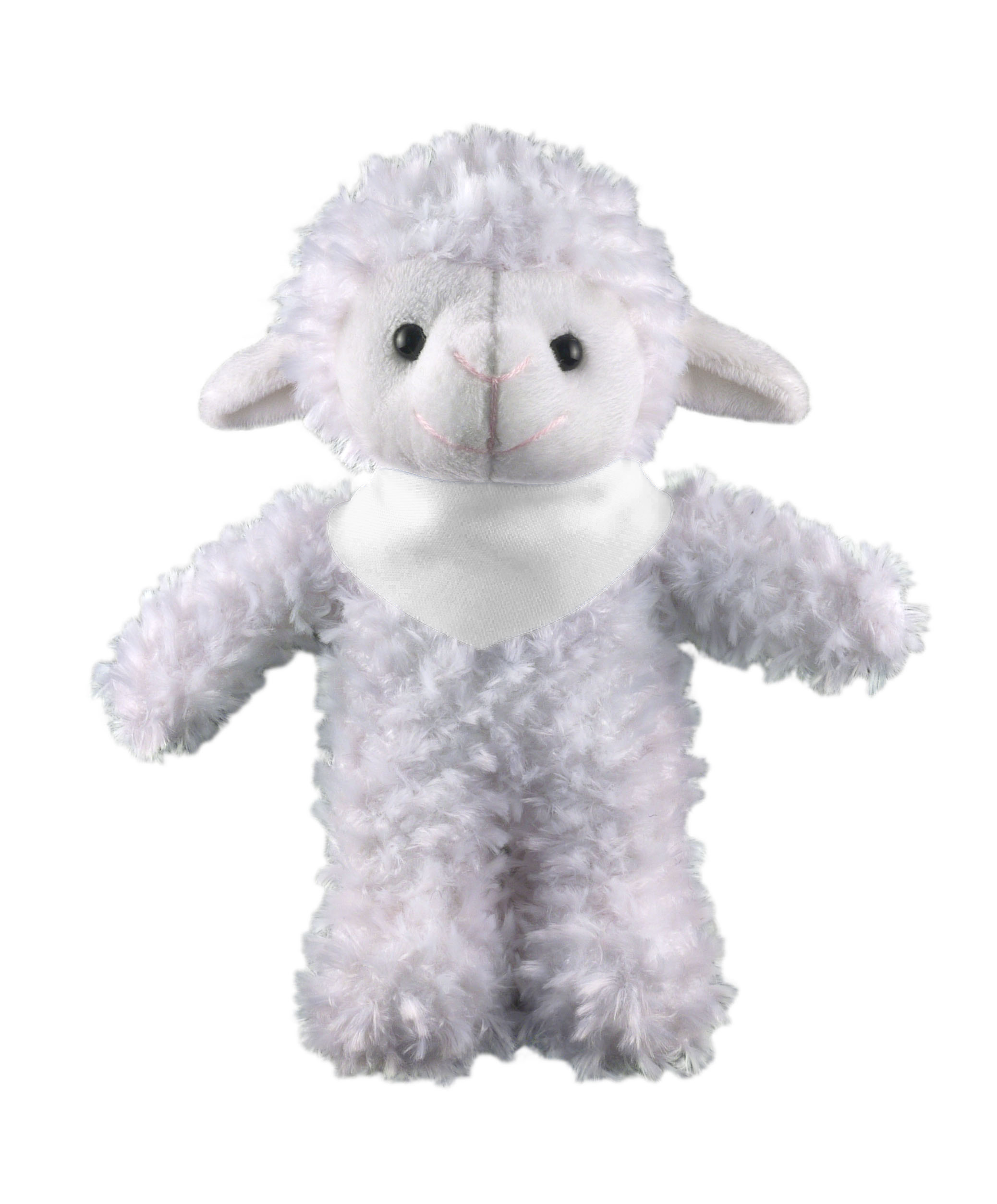 Soft Plush Stuffed Sheep with Bandana 2
