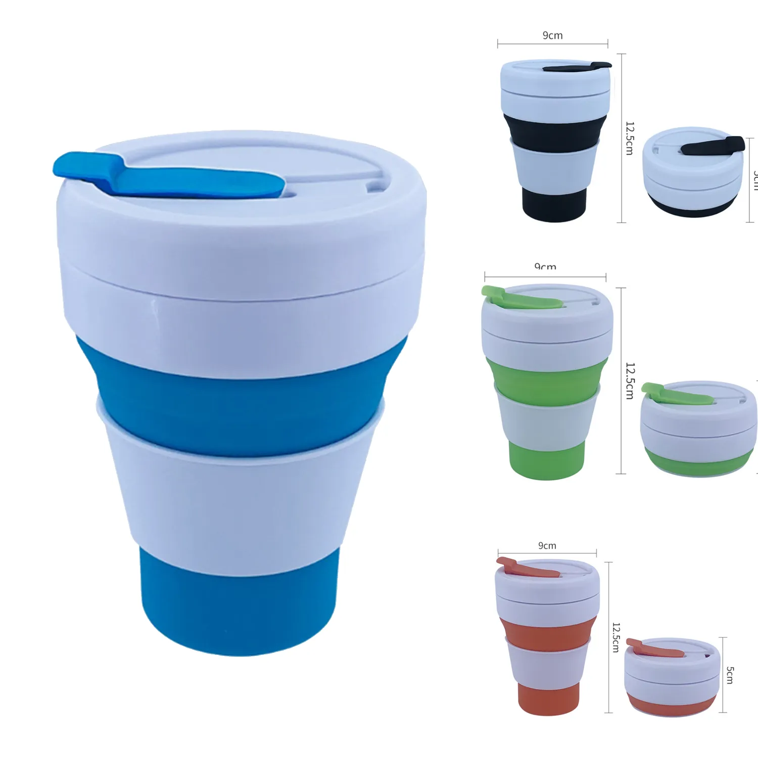 Pocket Size Collapsible Silicone Travel Cup 16oz / 475ml 1