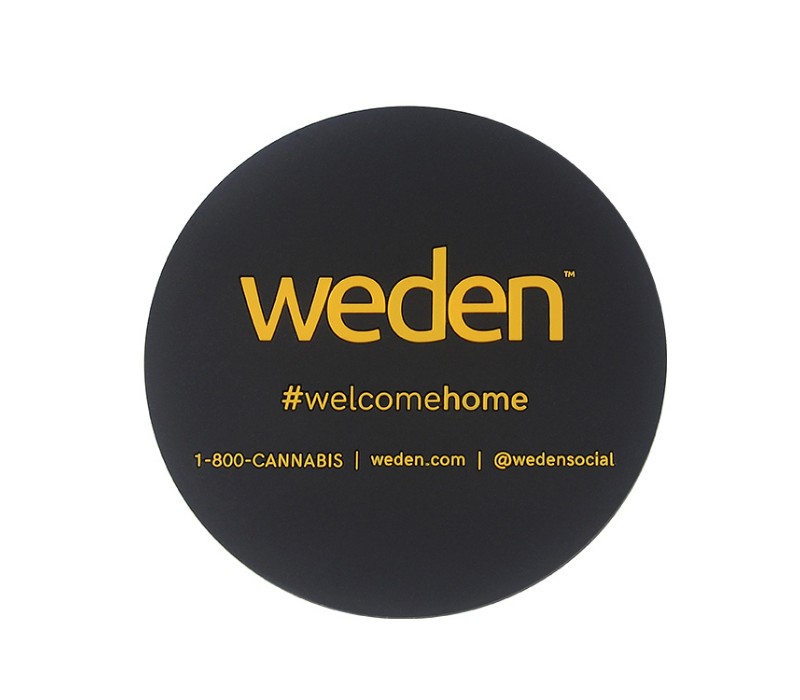 Round Soft PVC Coaster 2