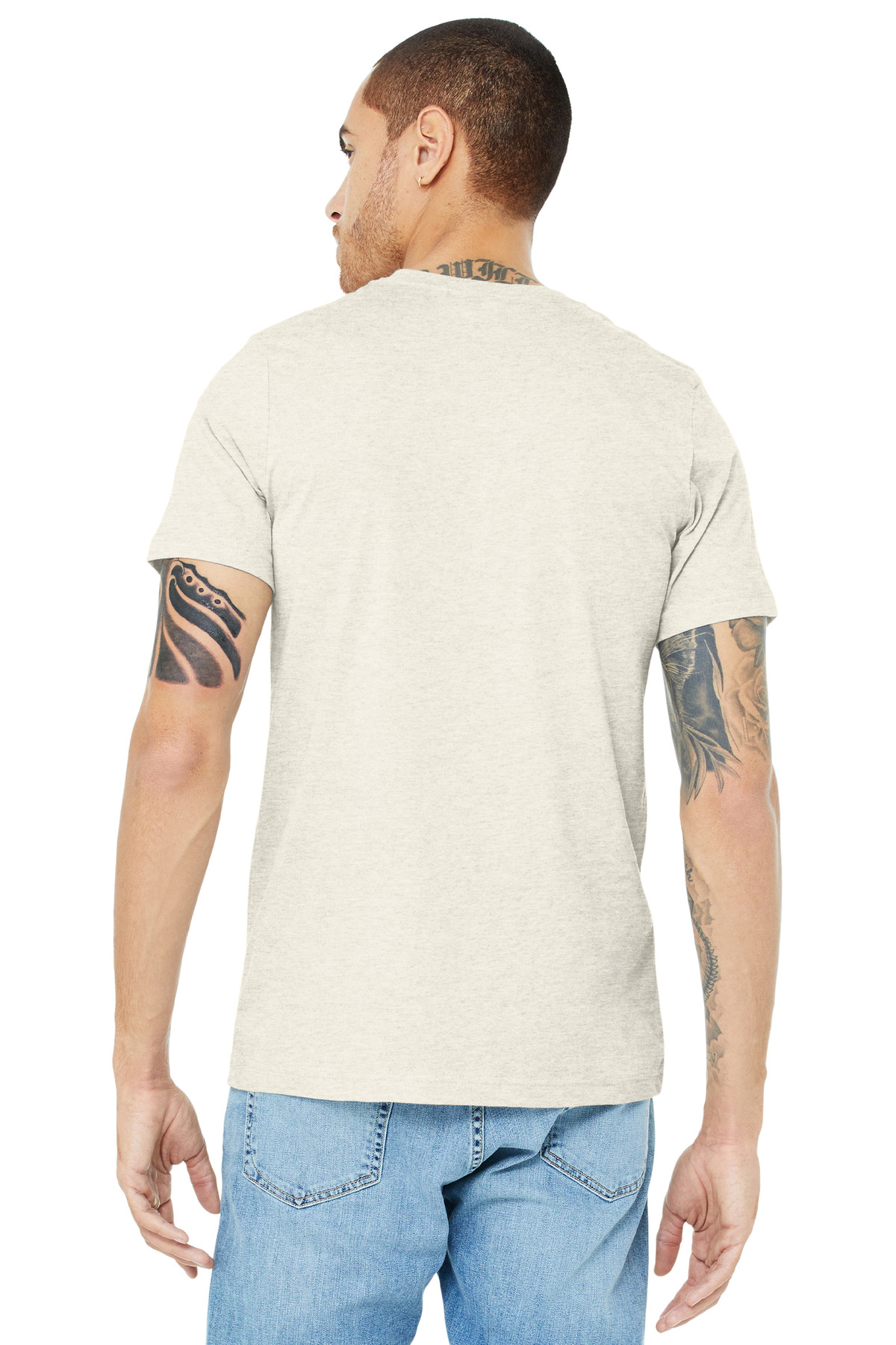BELLA+CANVAS Unisex Heather CVC Short Sleeve Tee. BC3001CVC 370