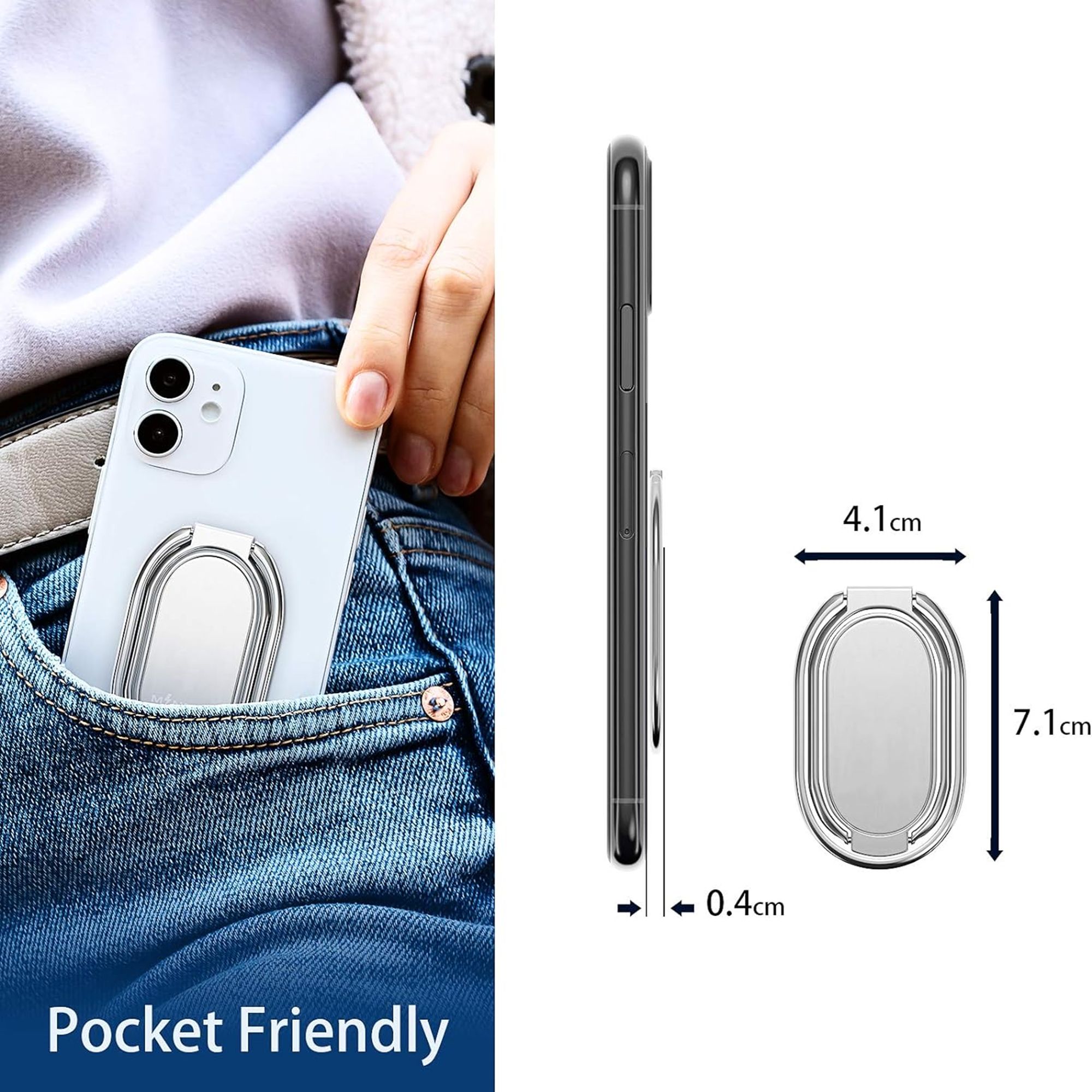 Retractable Phone Ring Holder 3