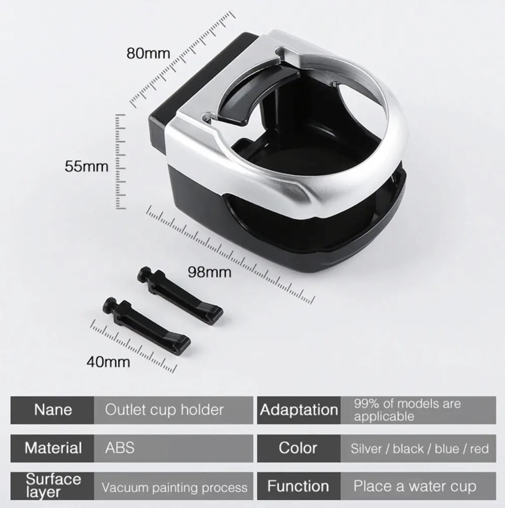 Air Vent Car Cup Holder 3