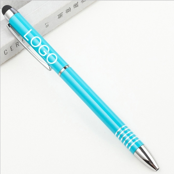 Custom Imprinted Metal Twist Stylus Pen 3