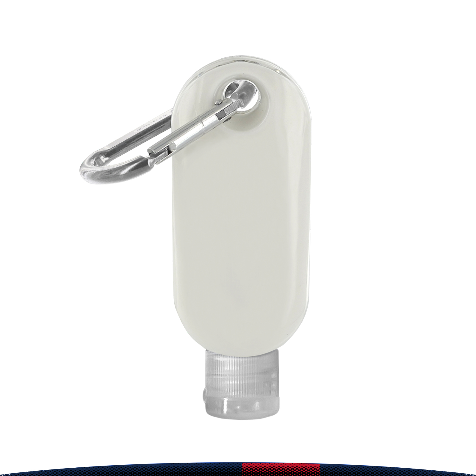 1.9 oz. Seth Clear Bottle SPF 30 Sunscreen with Carabiner 16