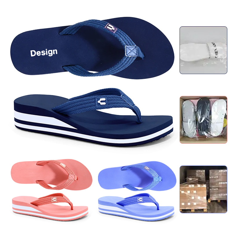 Unisex heeled flip flops 1