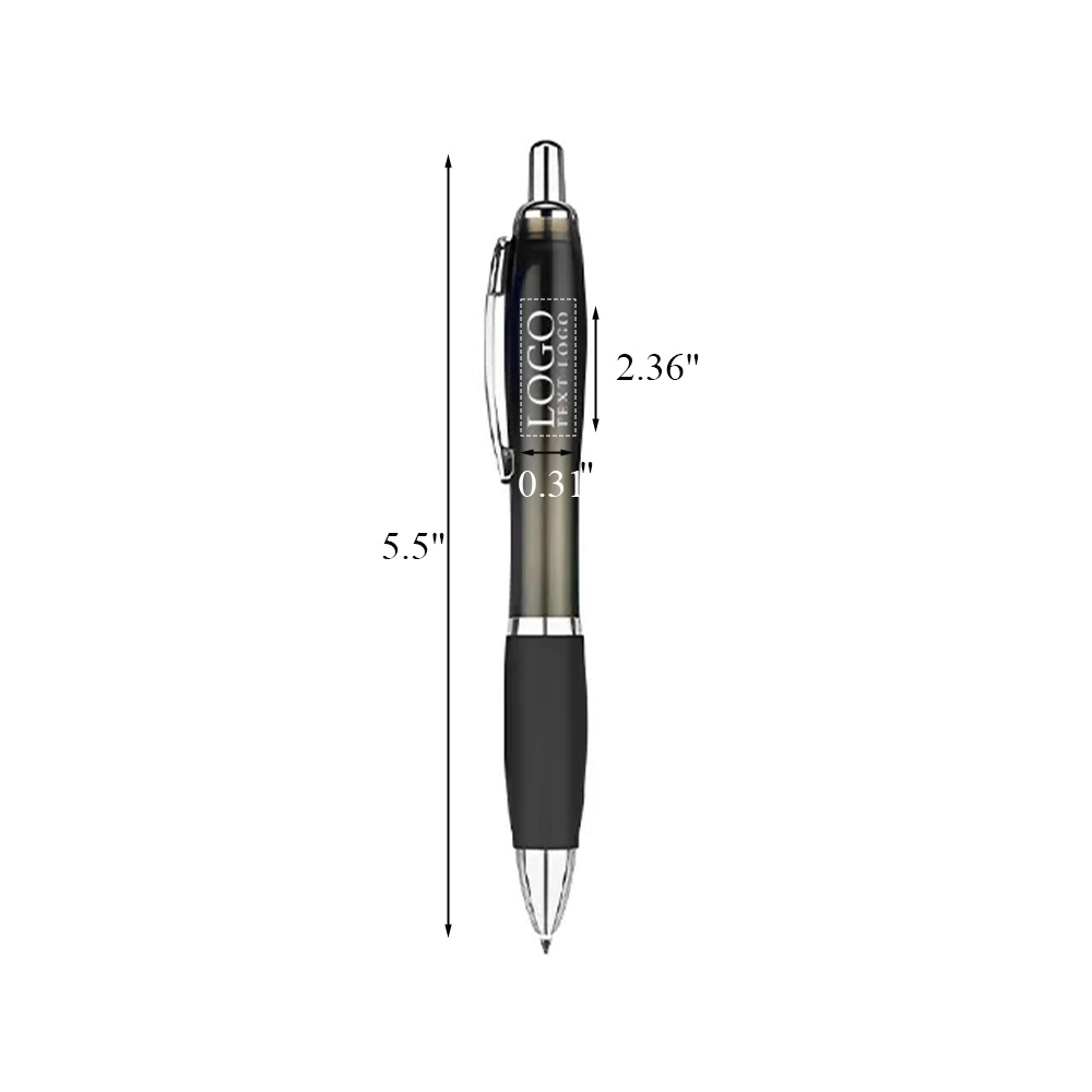 Click Action Plastic Satin Pen 11