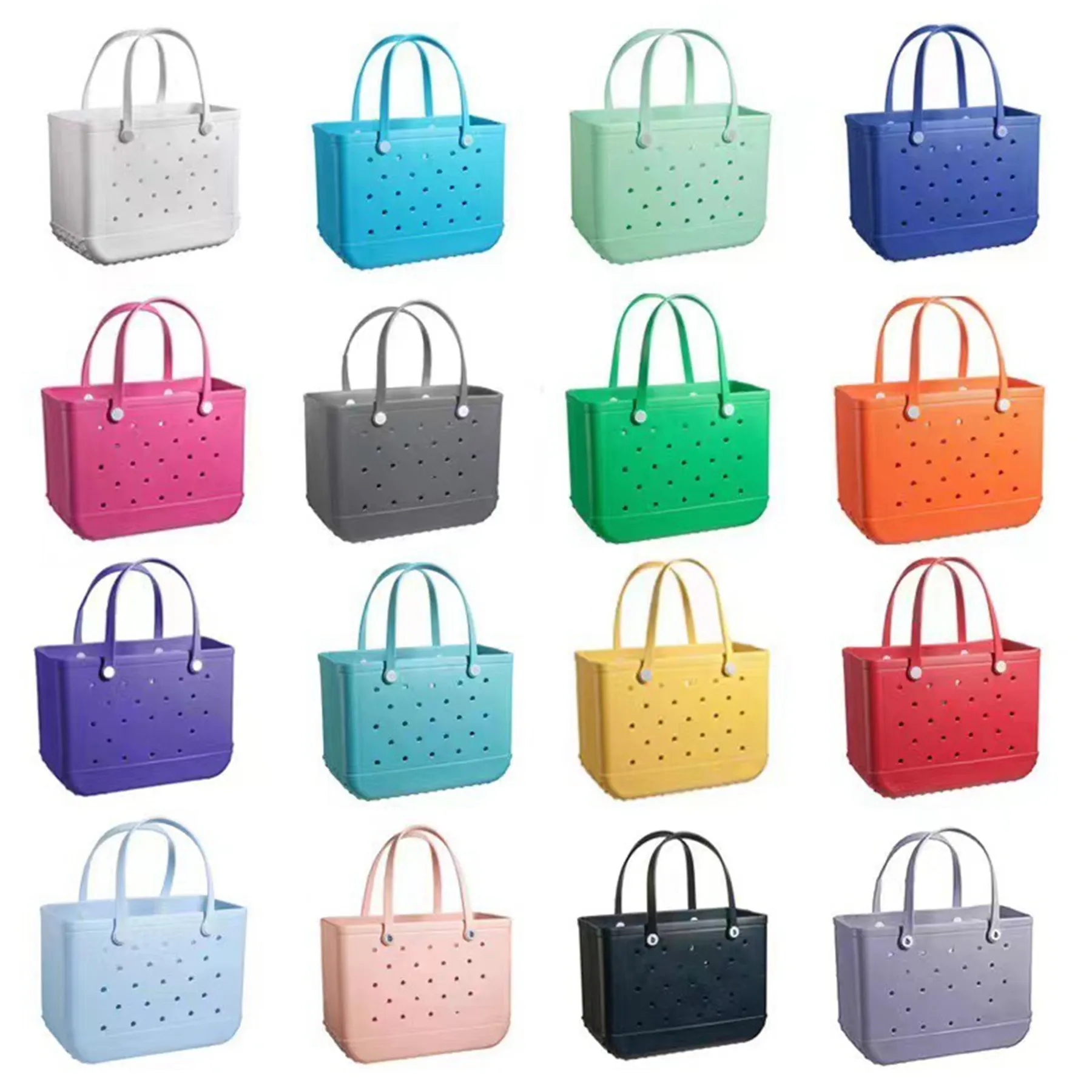 Large EVA Beach Tote Bag with Hole 9