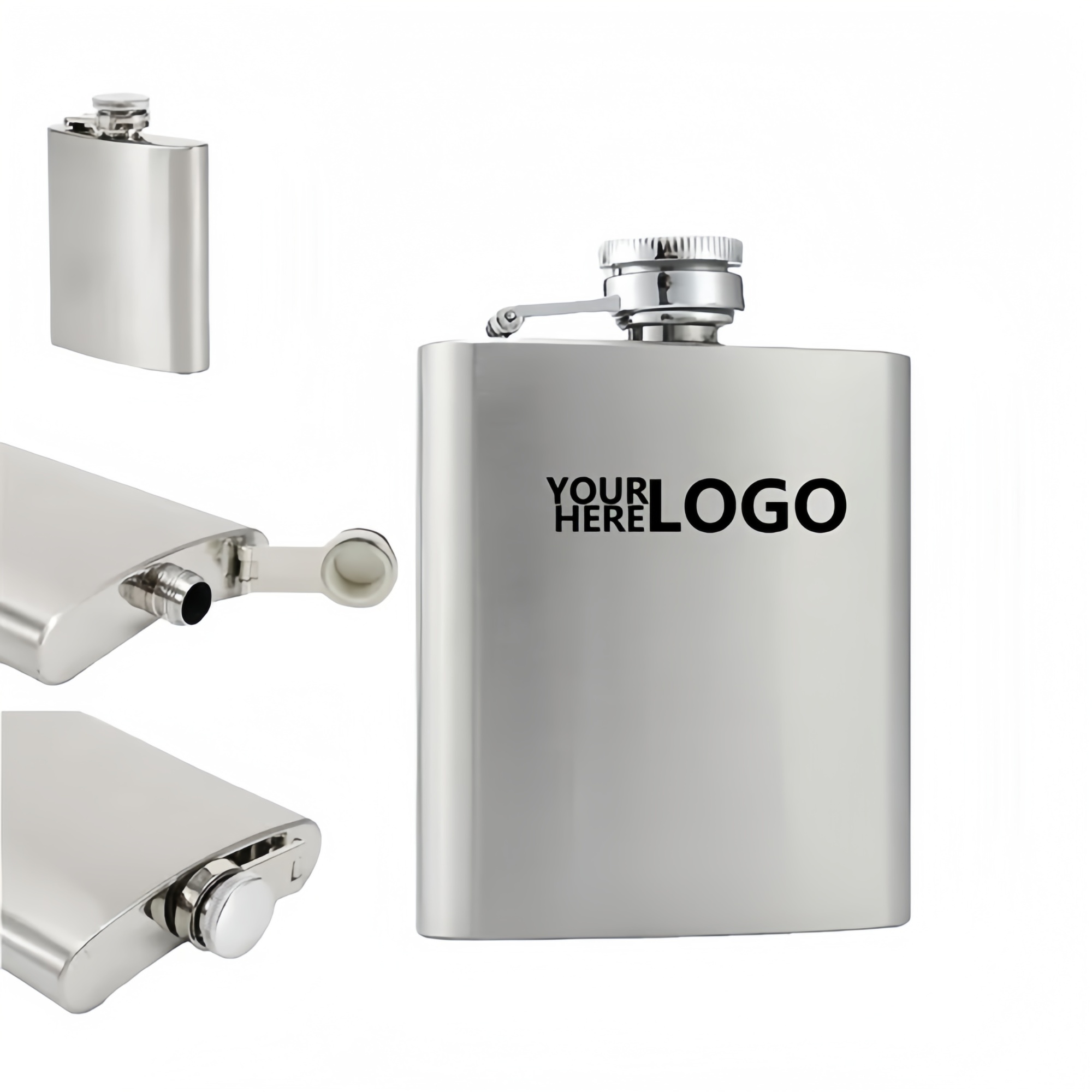 8-ounce Stainless Steel Flask