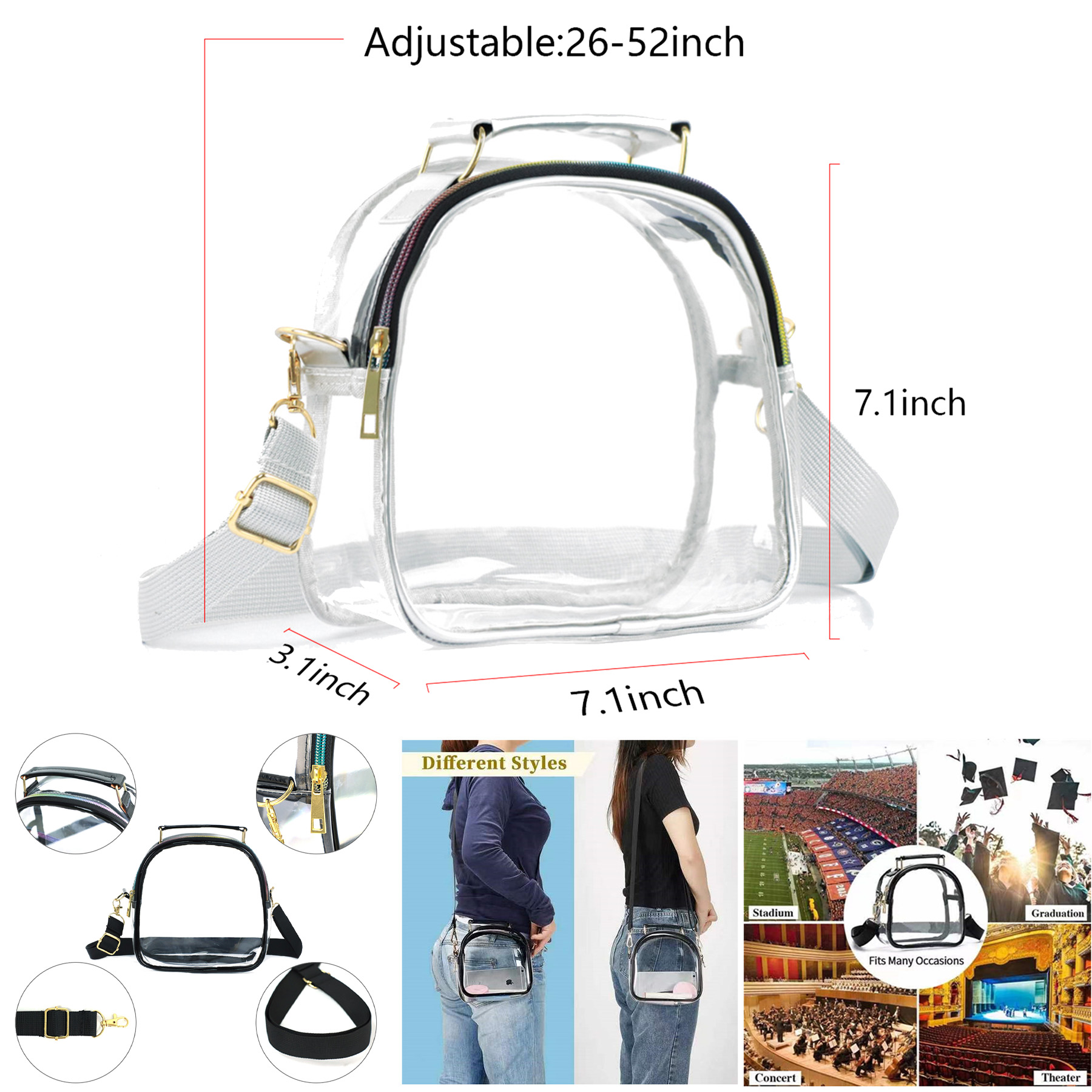 Small Cute Clear Bag 2