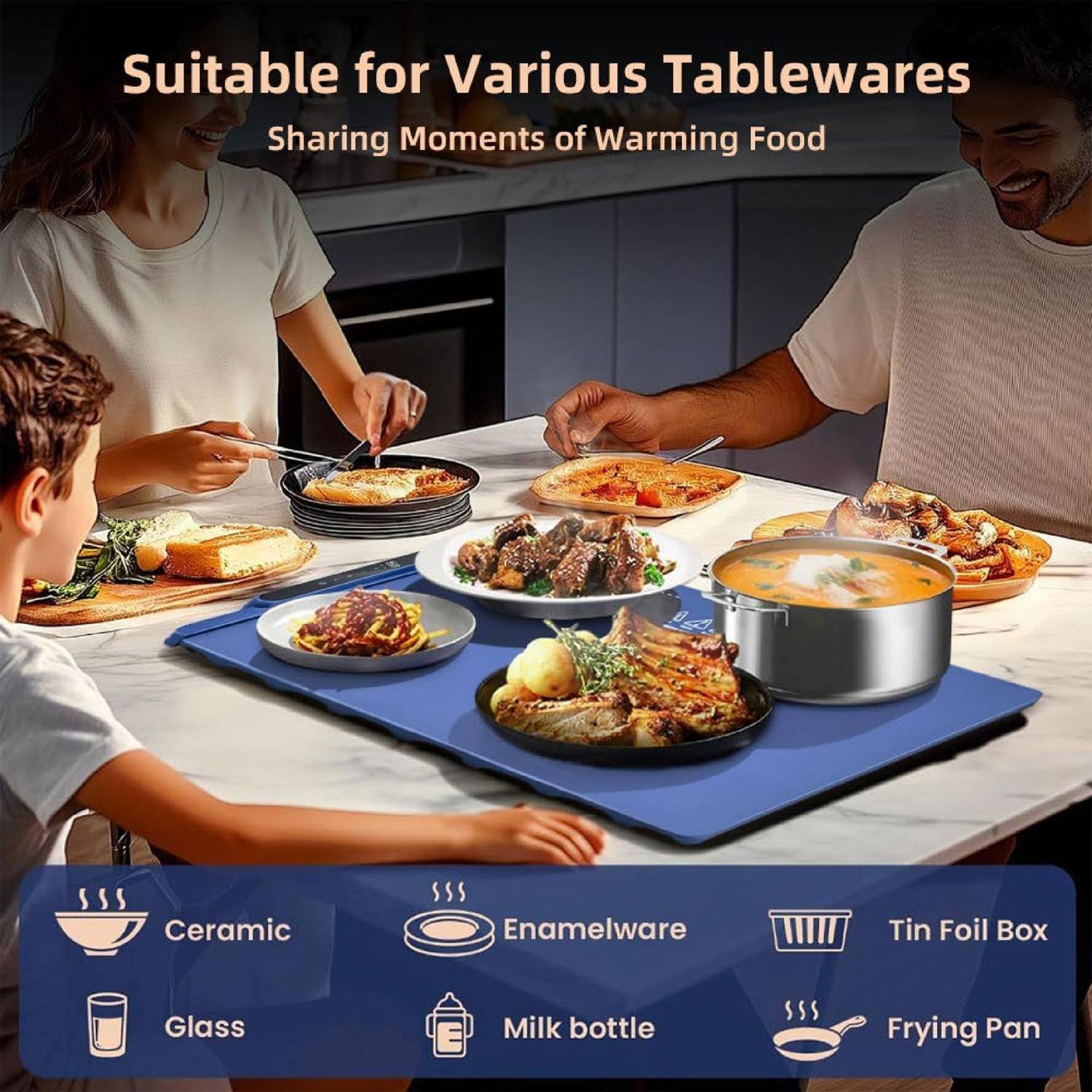 Smart Heating Silicone Place Mat 9