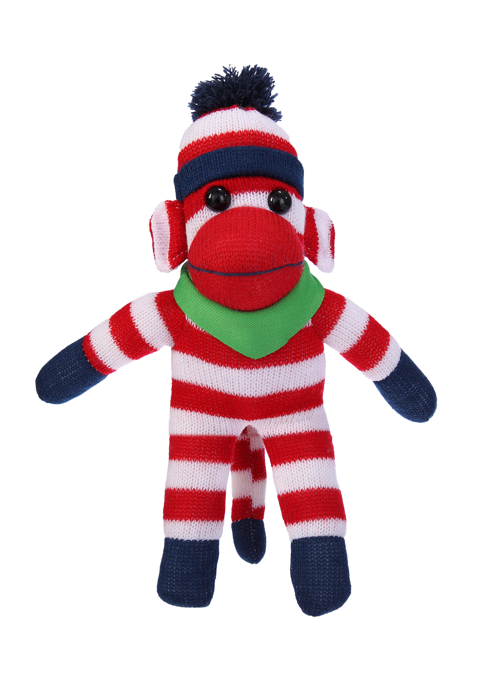 Patriotic Sock Monkey with Bandana 5