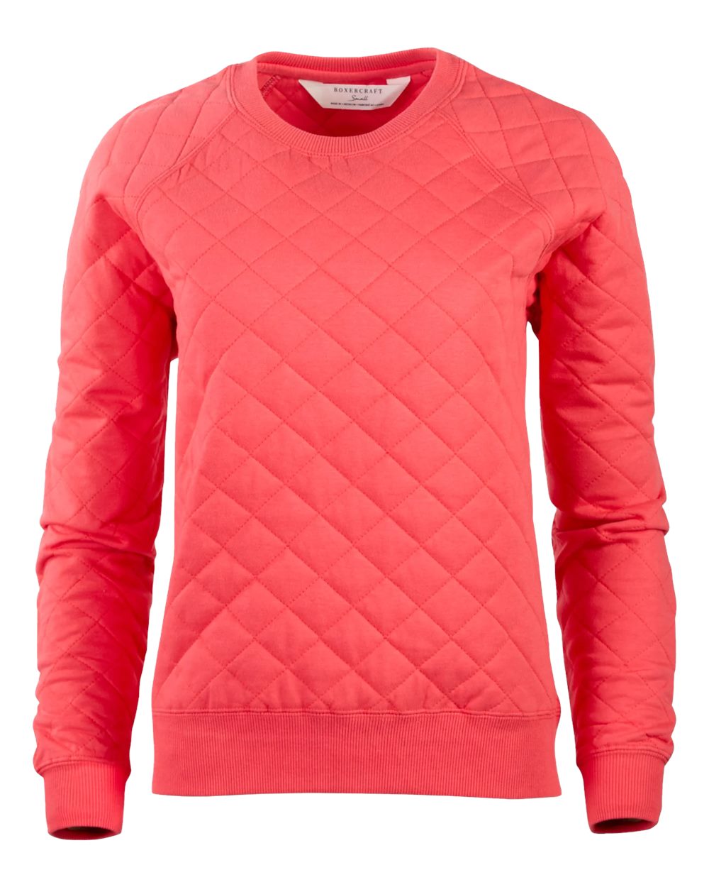 Women's Quilted Crewneck Pullover - R08 51