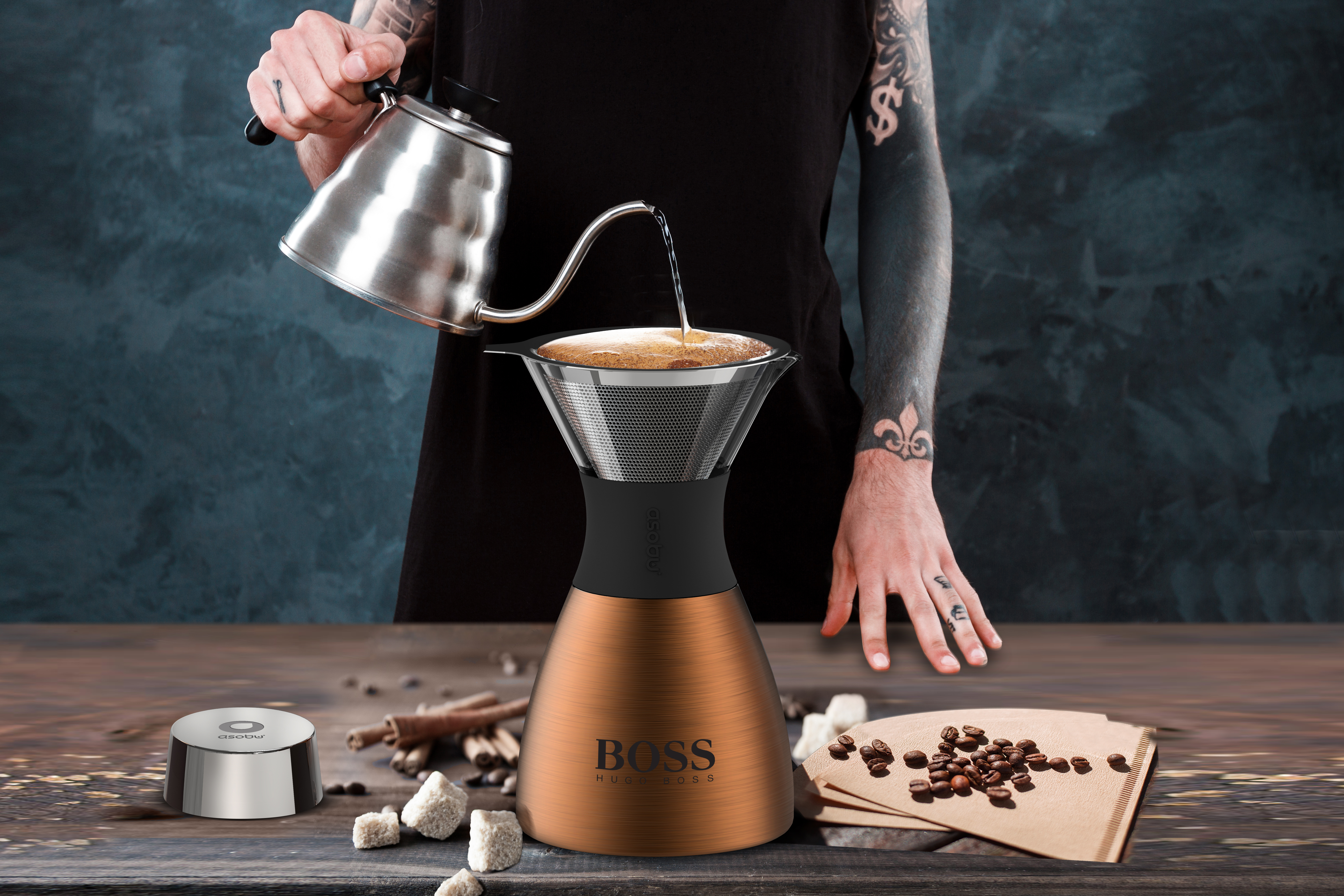 Asobu 40 Oz. Pourover Insulated Coffee Maker 24