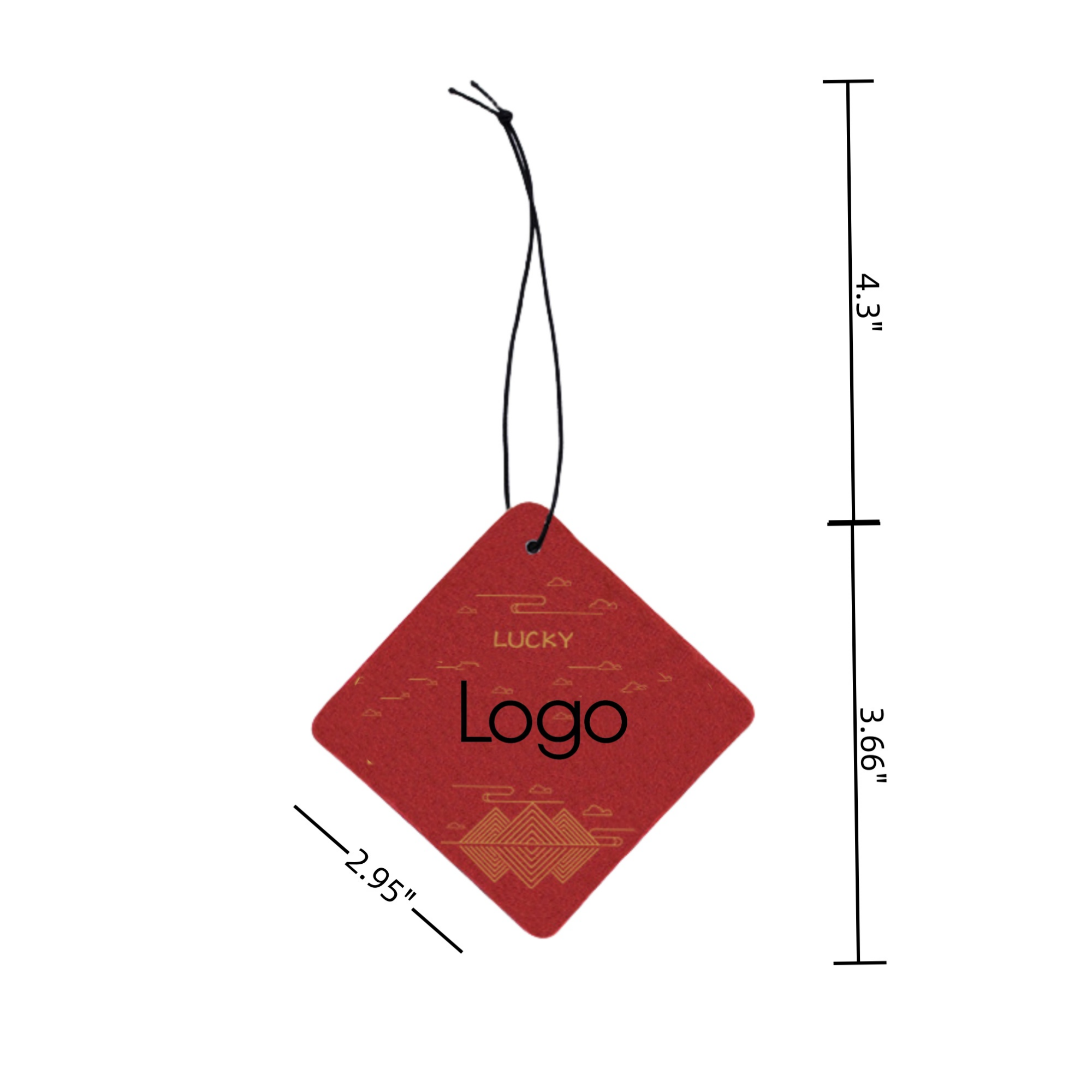 Customizable Hanging Car Air Freshener 2