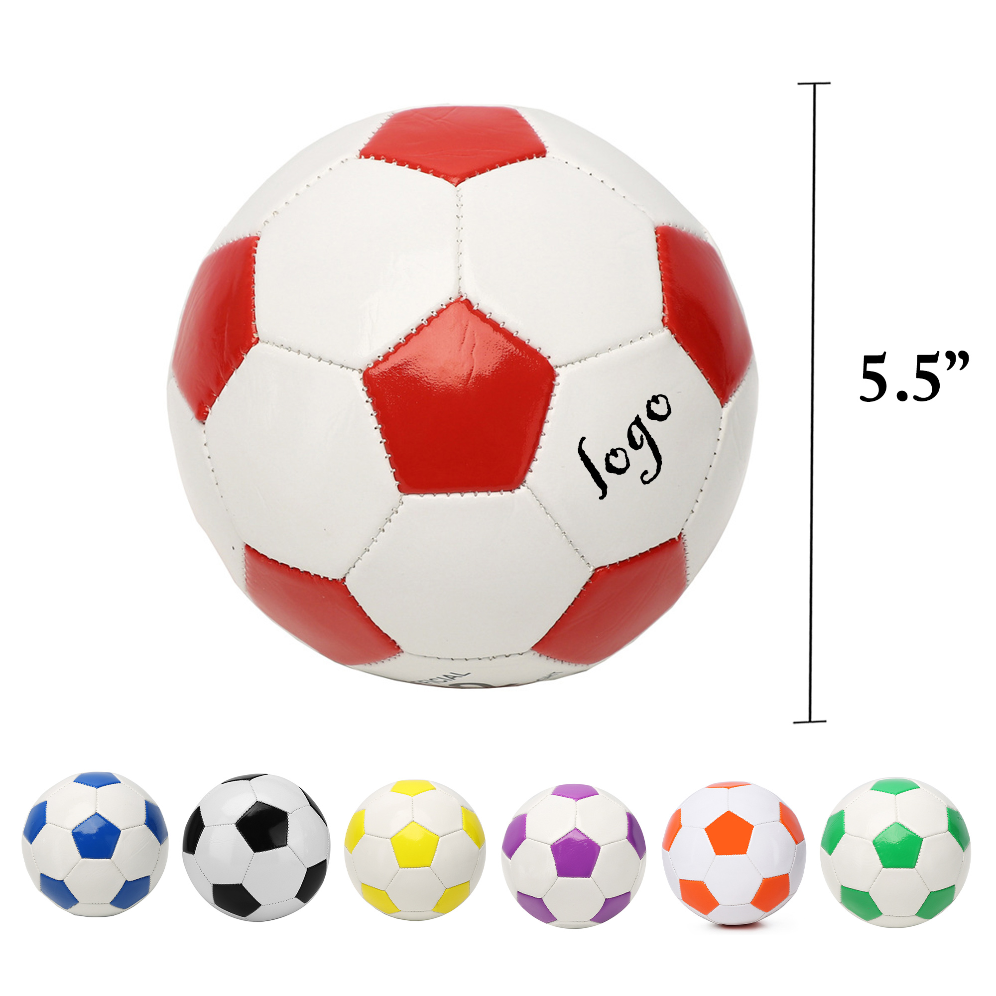 MOQ100 Mini PU Soccer Ball Size 2 For Kids 5