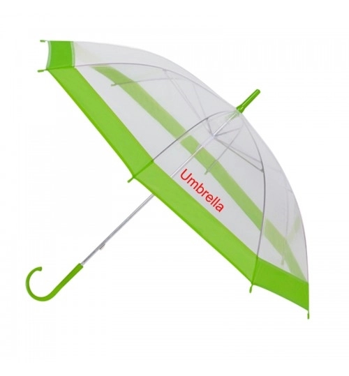 46" Arc Clear Umbrella 1
