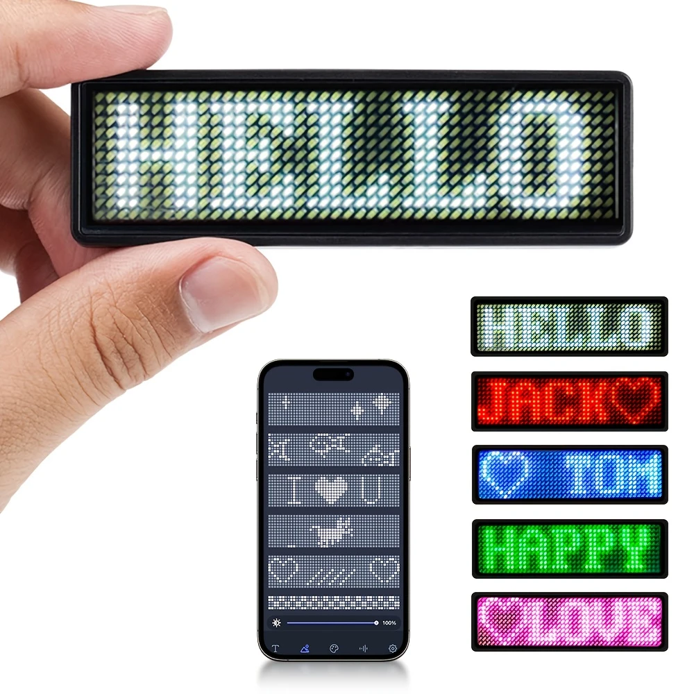 LED Badge Business Card Display Screen 2
