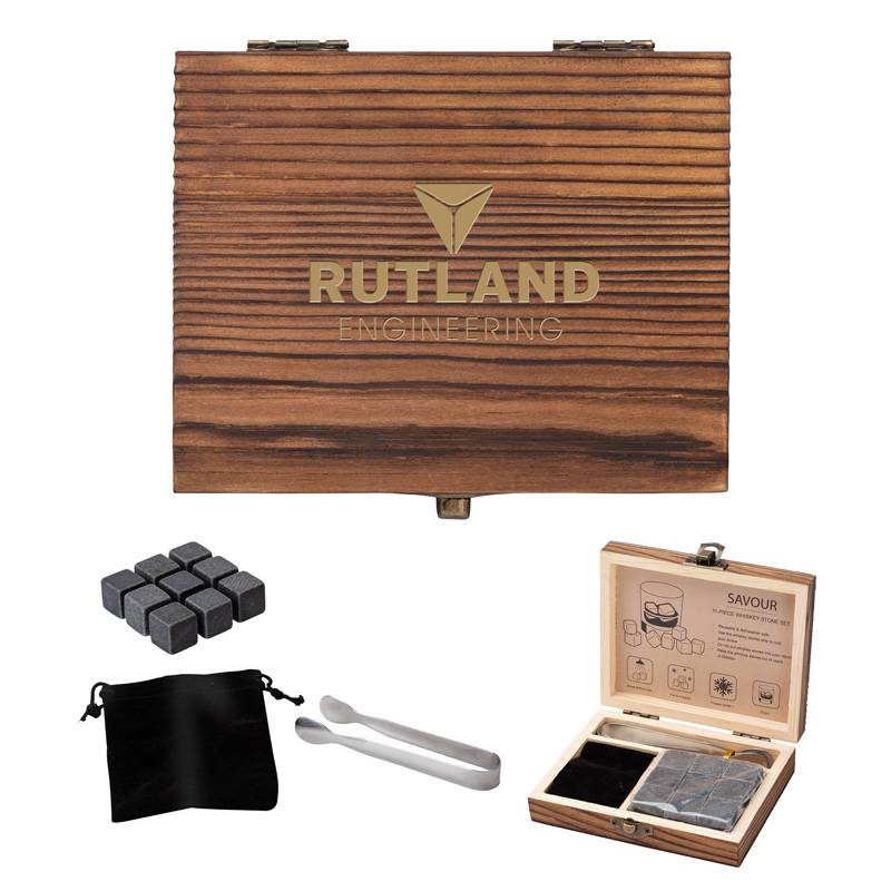 Savour 11-Piece Whiskey Stone Set 14