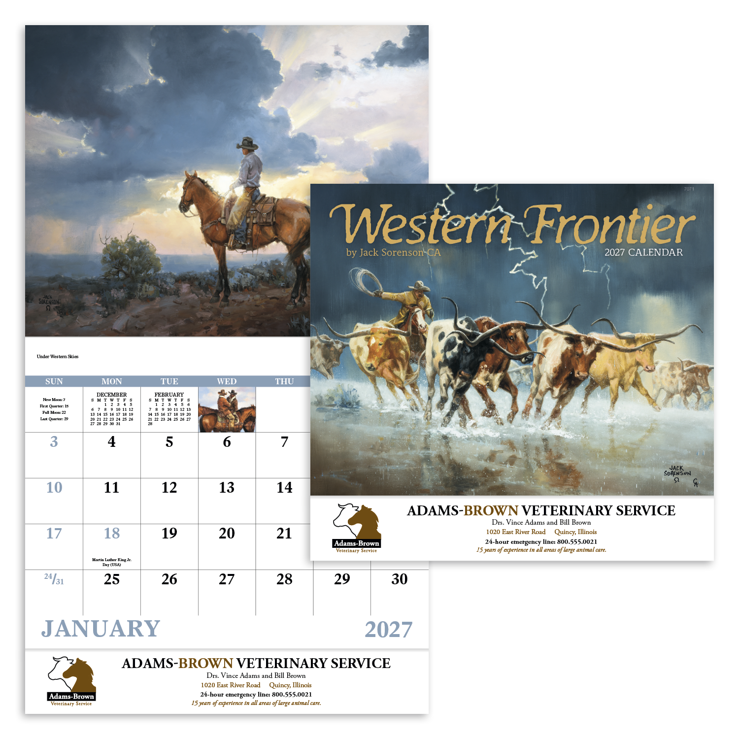 Good Value™ Western Frontier - Stapled Calendar 53