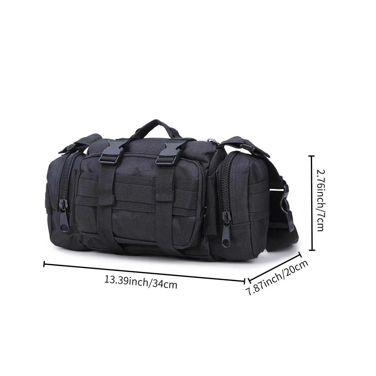 Tactical MOLLE Outdoor Waist Bag Crossbody Sling Bag Pack 1