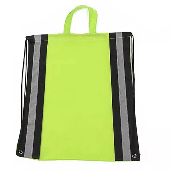 Non-Woven Reflective Drawstring Backpack 1