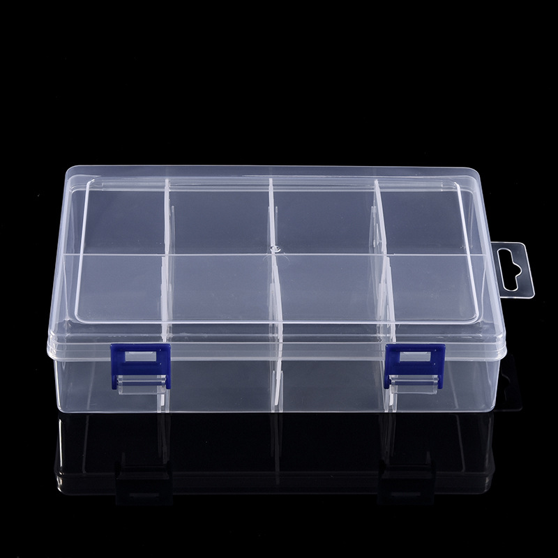 8 Grids Plastic Clear Organizer Box 16