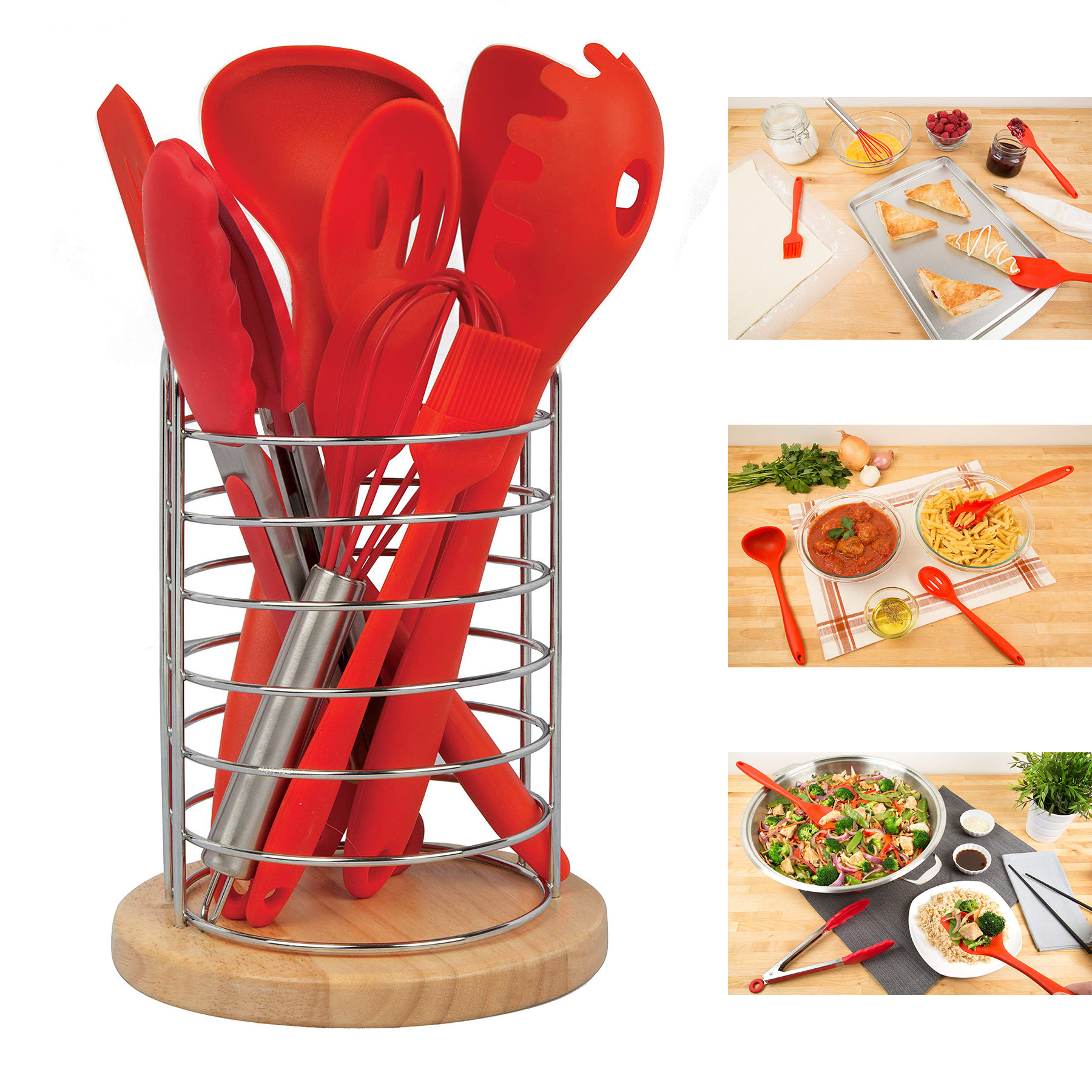 Silicone Kitchen Cooking Utensils