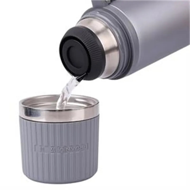 Rapid Cooling Travel Mug with Hidden Pill Box 1