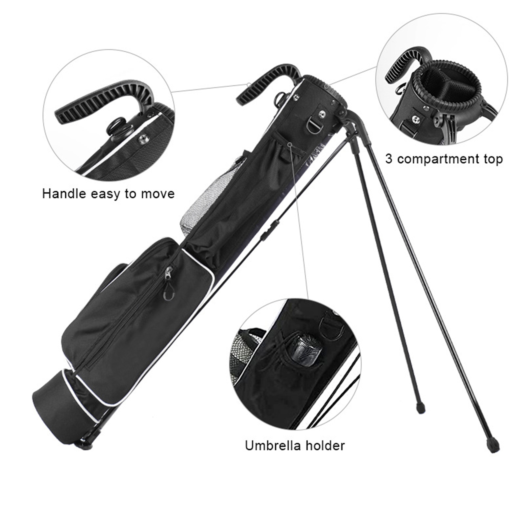 Waterproof Protable Golf Club Bags 4