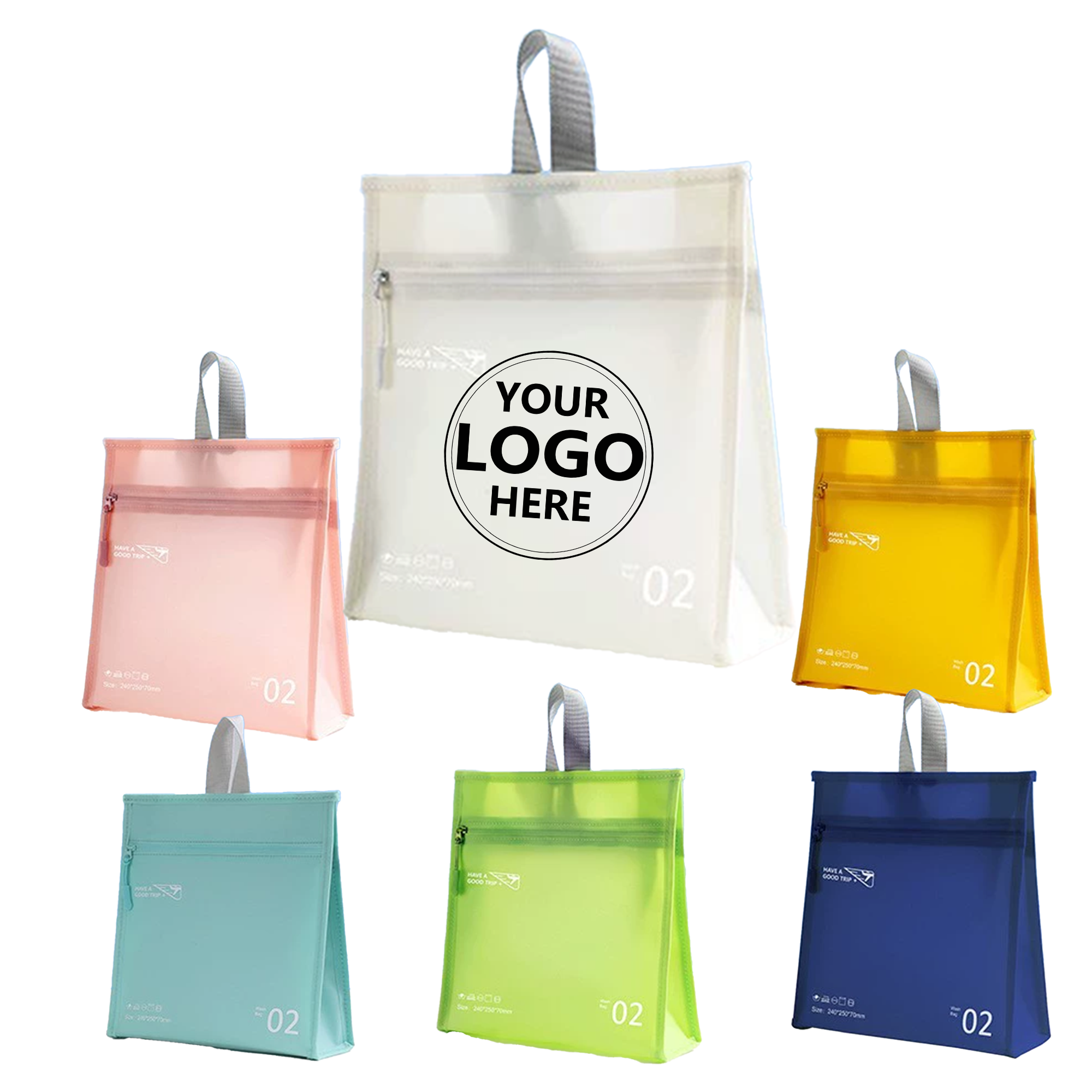 Vertical PVC Toiletry Bag 1
