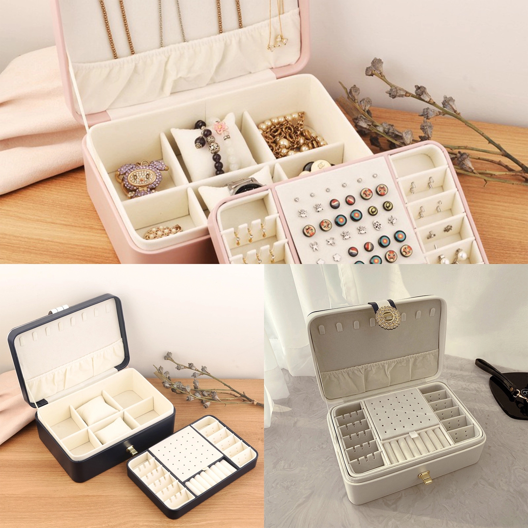 Double-Layer Large Capacity Multi-Layer Jewelry Box 10