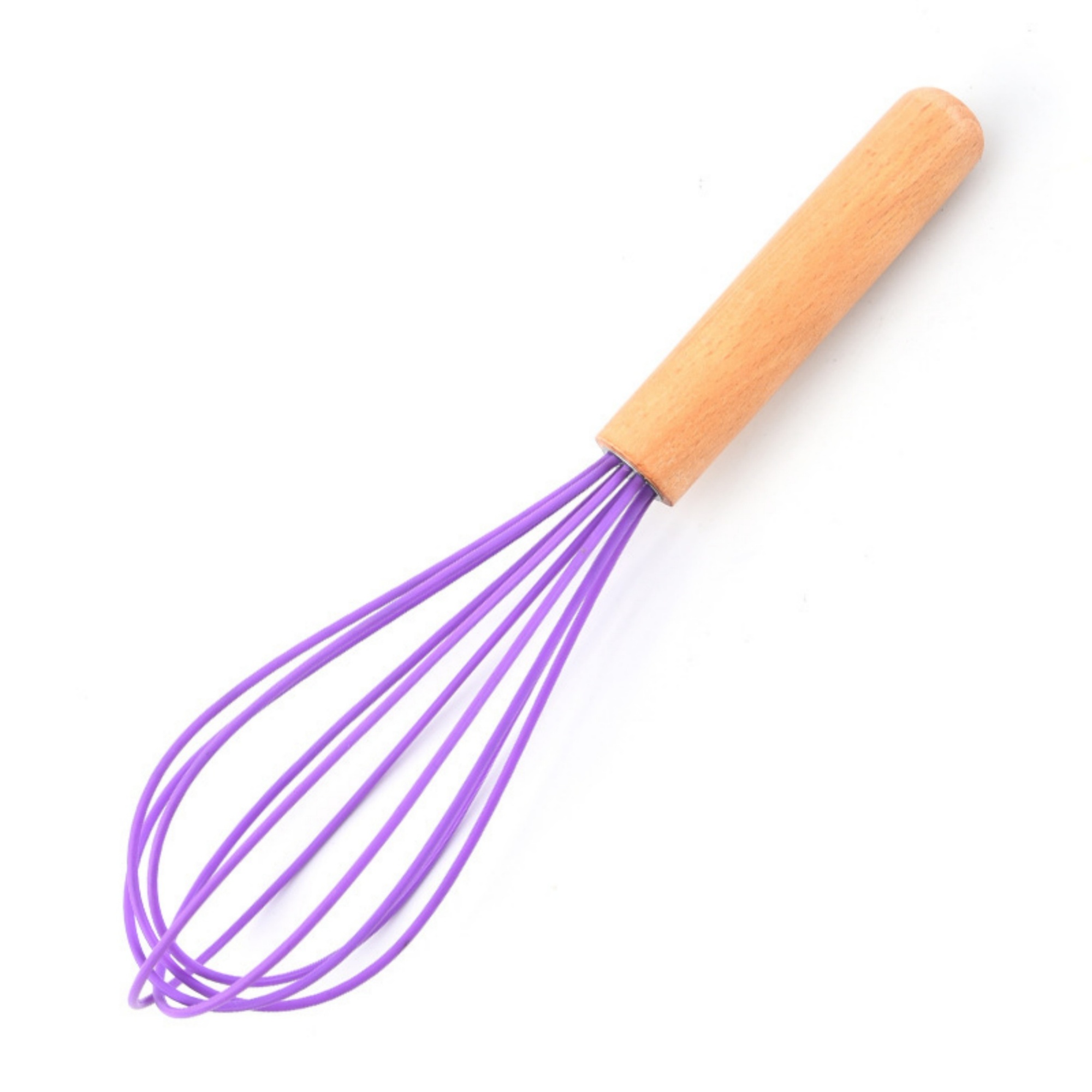 Silicone Whisk with Wooden Handle 9