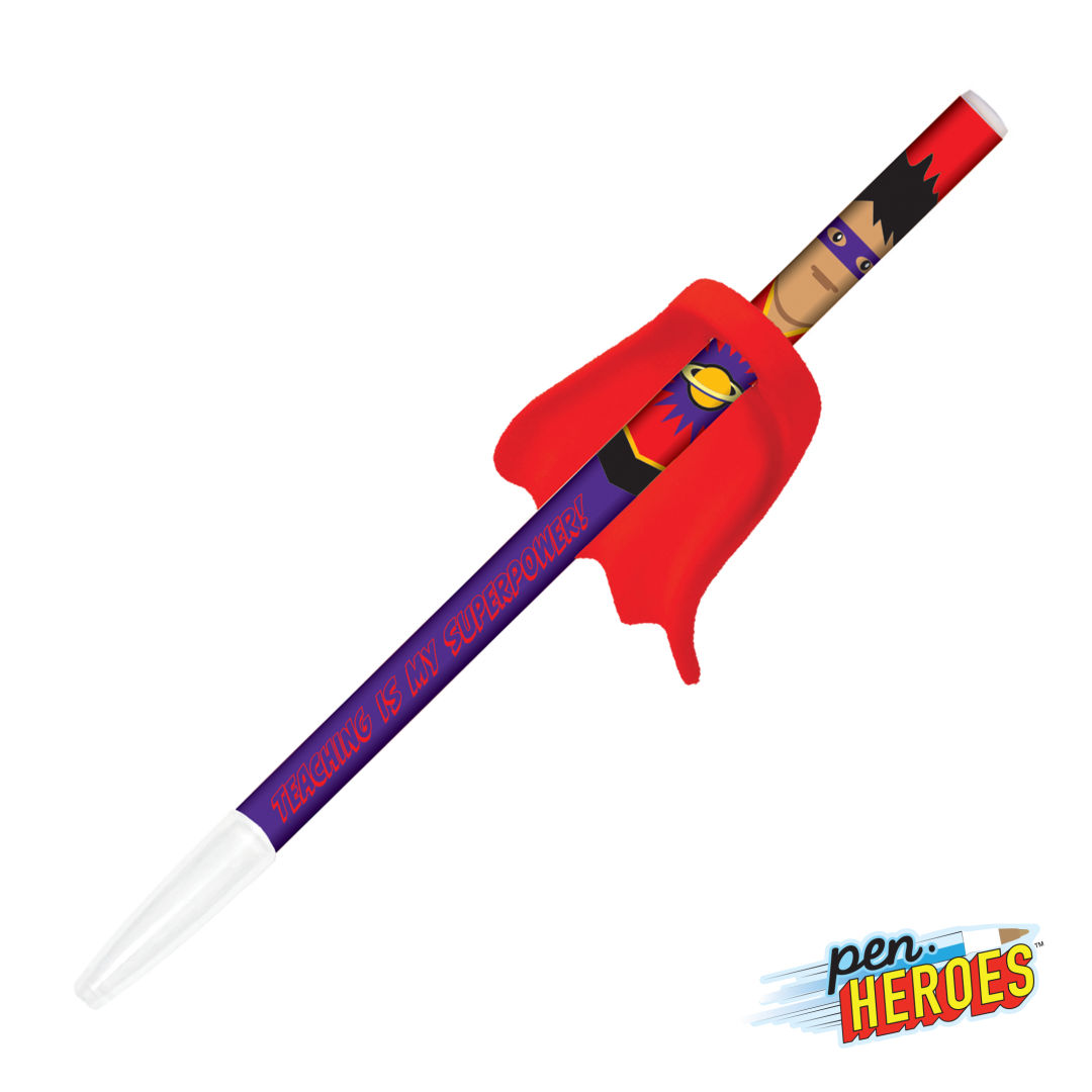 Pen Heroes™ Superhero Series Male w/Cape Pen 1