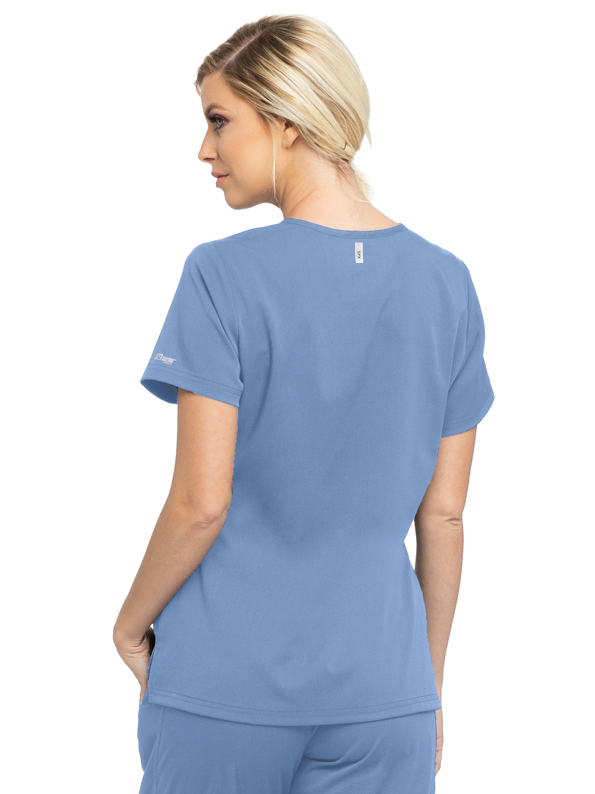 Grey's Anatomy Spandex Stretch - Women's One-Pocket Bree Tuck-In Scrub Top 23