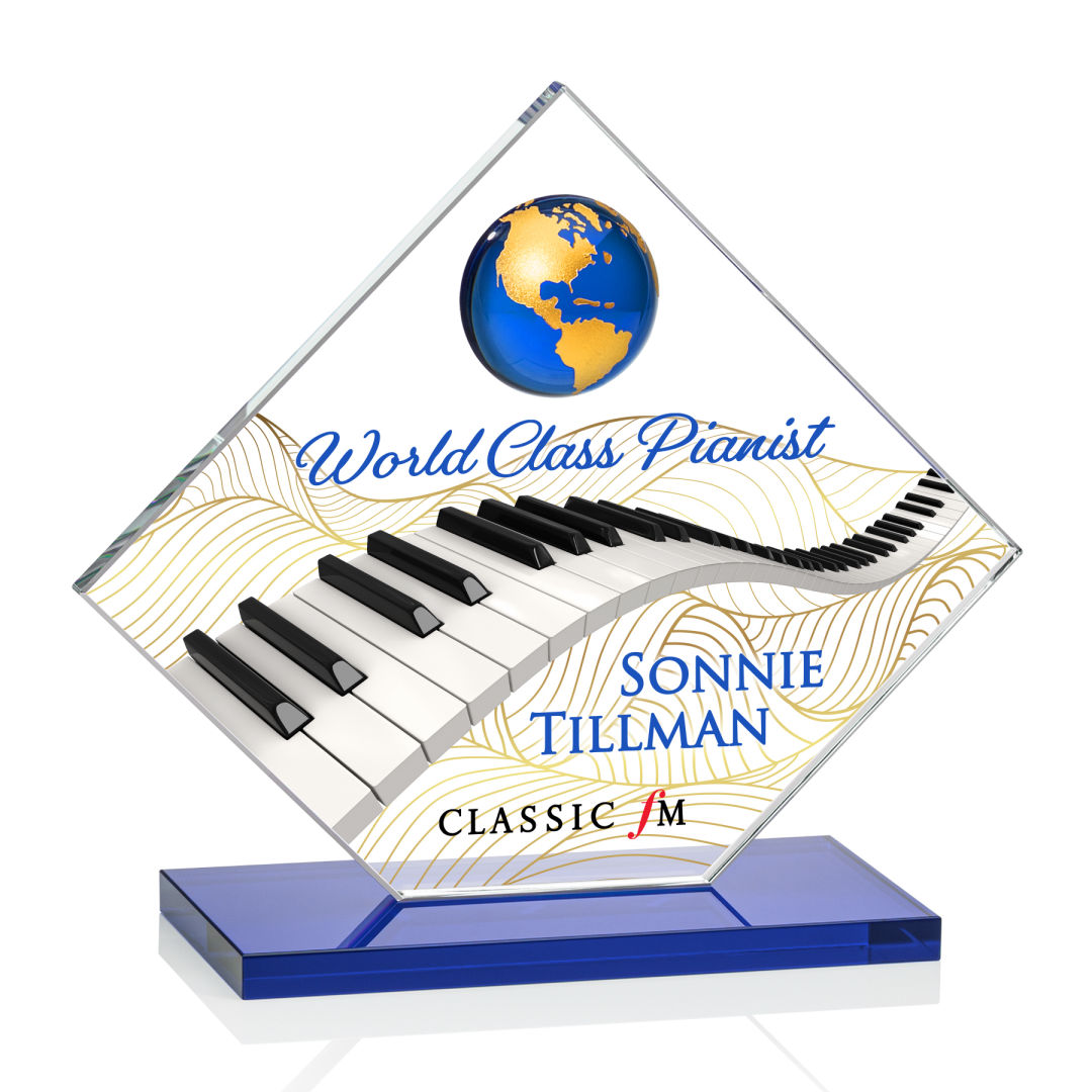 Ferrand VividPrint™ Award - Blue/Gold 15