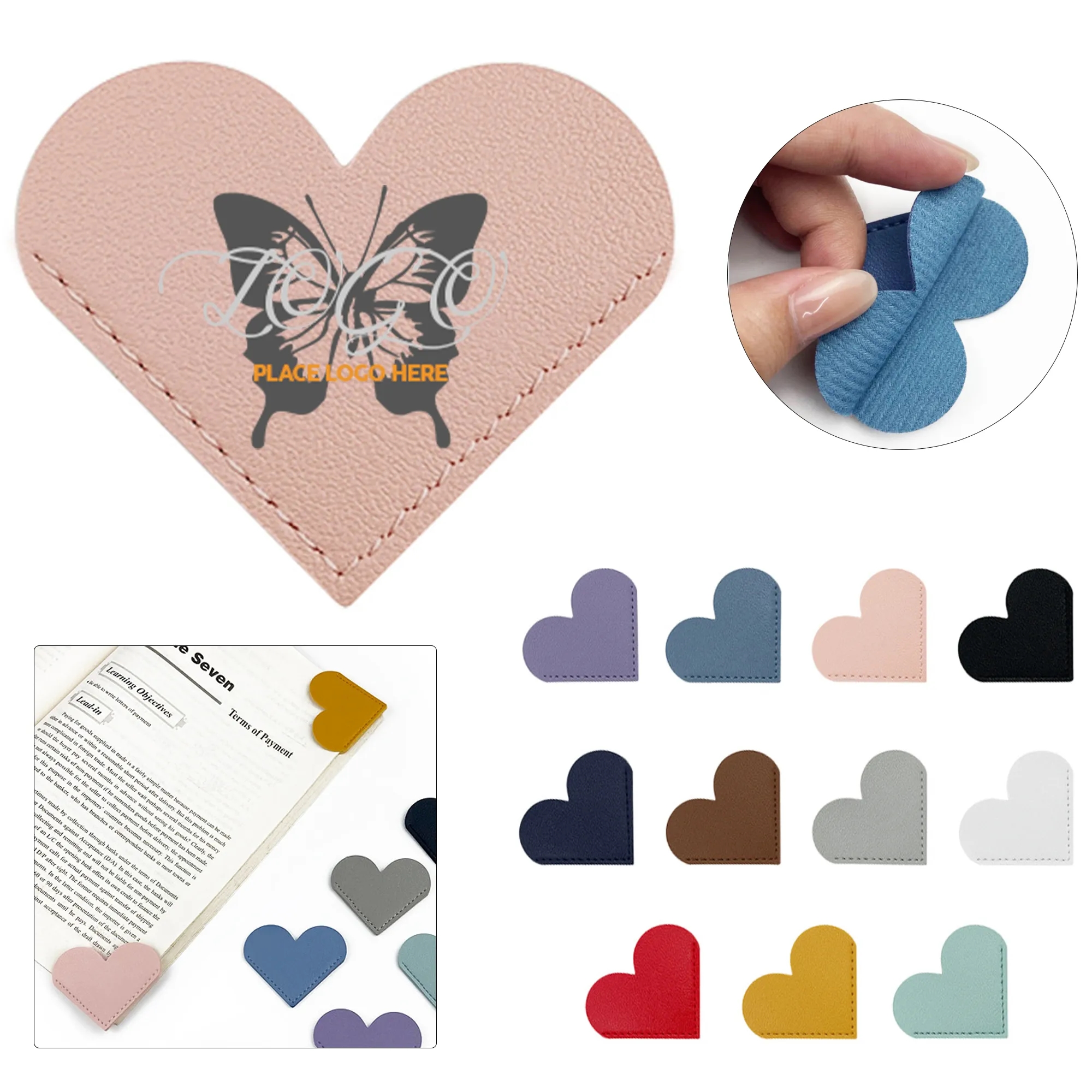 Leather Heart Bookmark 8