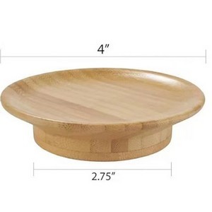 Wooden Wine Glass Lid Dessert Treat Tray 5