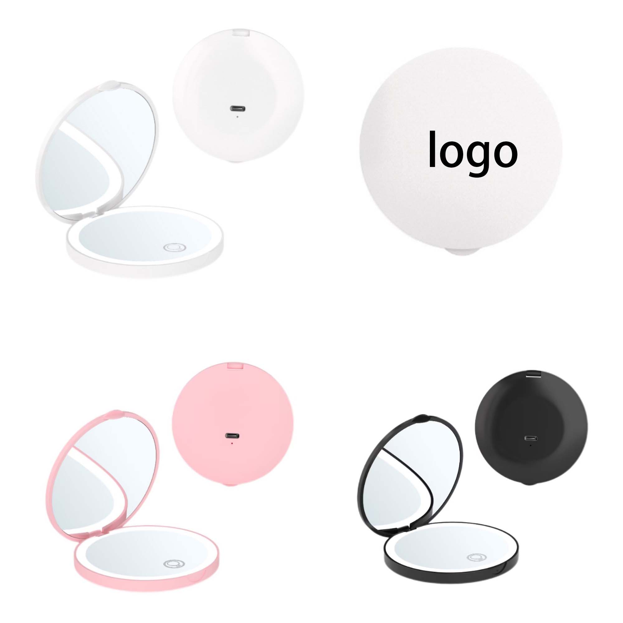 Rechargeable Foldable LED Small Mirror 5