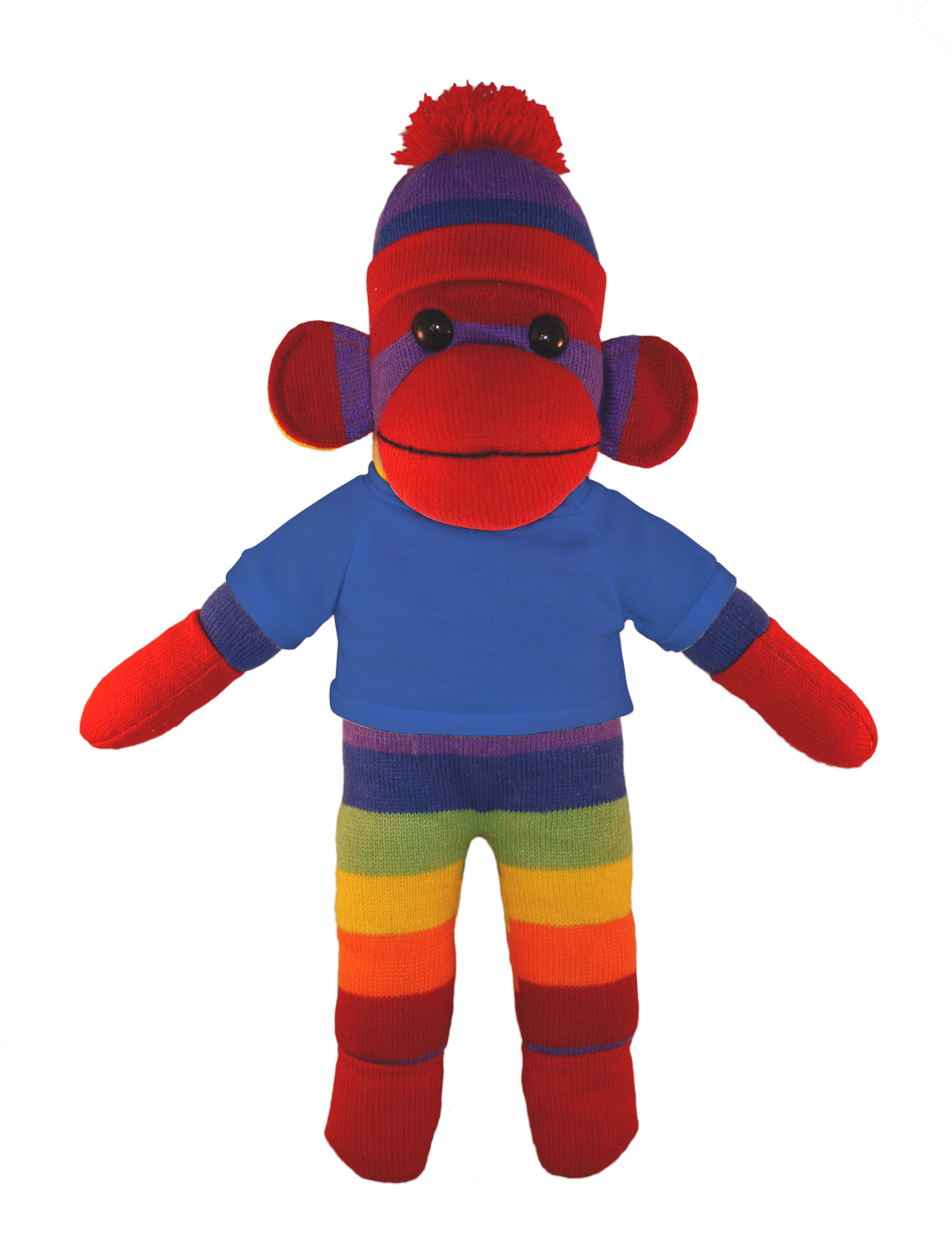 Rainbow Sock Monkey with Tee 7