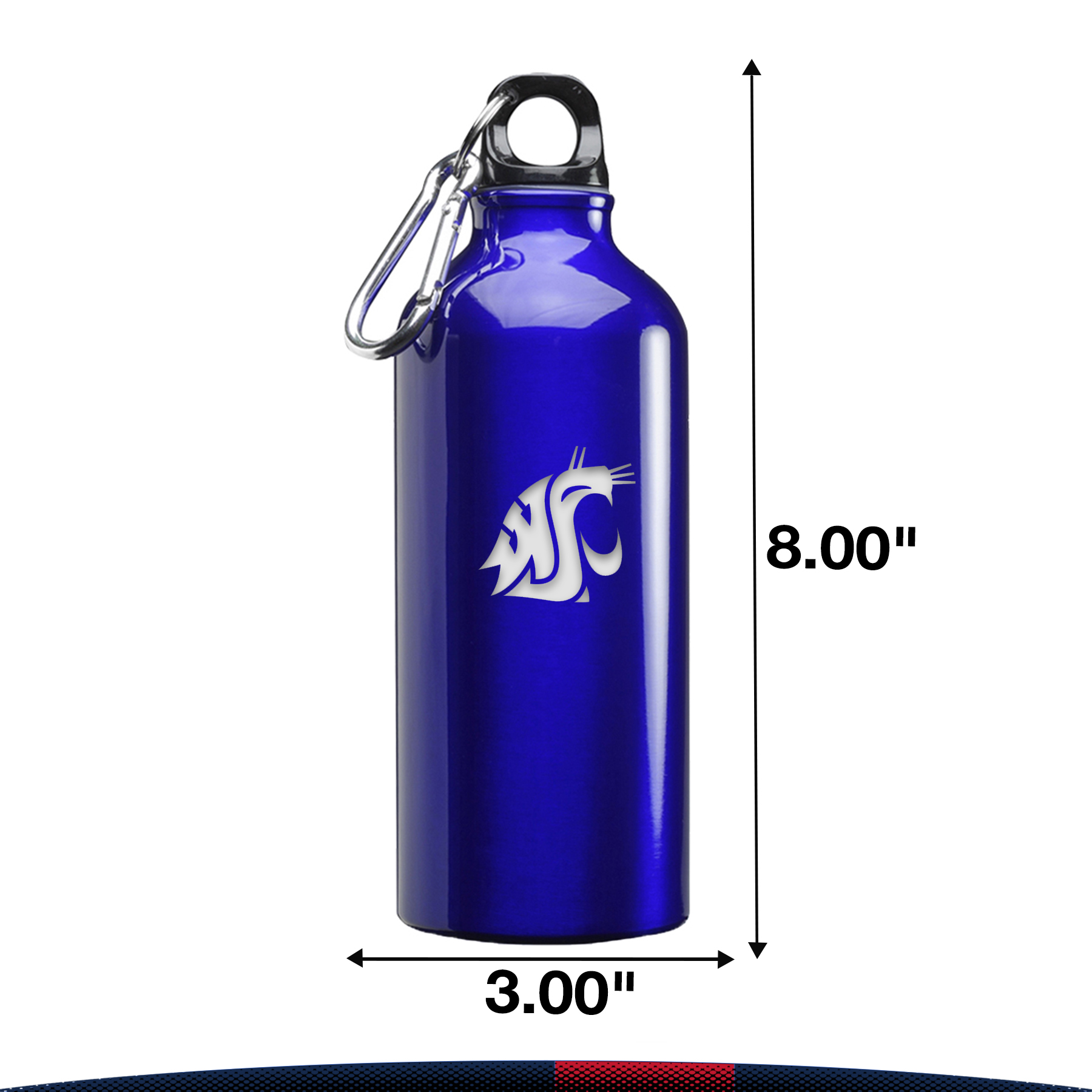 Affgu Aluminum Water Bottle - 20 OZ., custom water bottle with logo imprint 8